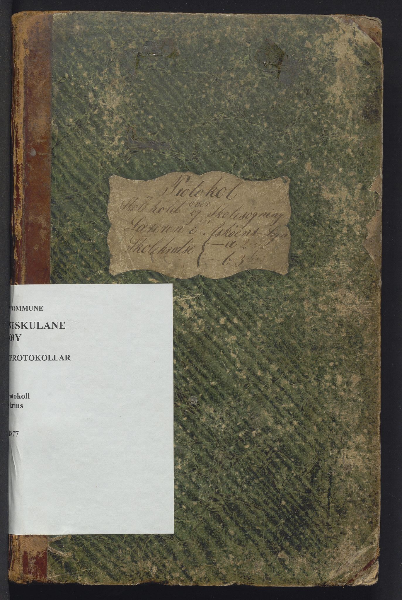 Askøy kommune. Barneskulane, IKAH/1247-231/F/Fb/L0001: Skuleprotokoll for Kleppe og Follese krinsar, 1863-1877