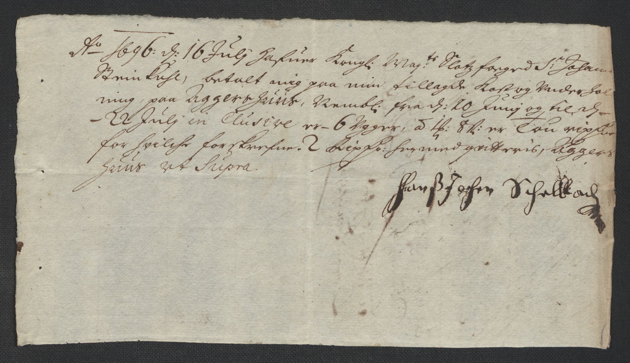 Rentekammeret inntil 1814, Reviderte regnskaper, Fogderegnskap, AV/RA-EA-4092/R10/L0440: Fogderegnskap Aker og Follo, 1696-1697, p. 236