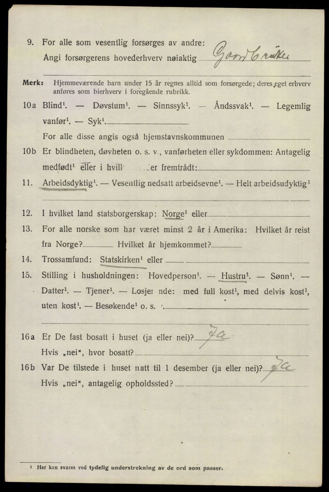 SAO, 1920 census for Nannestad, 1920, p. 8587