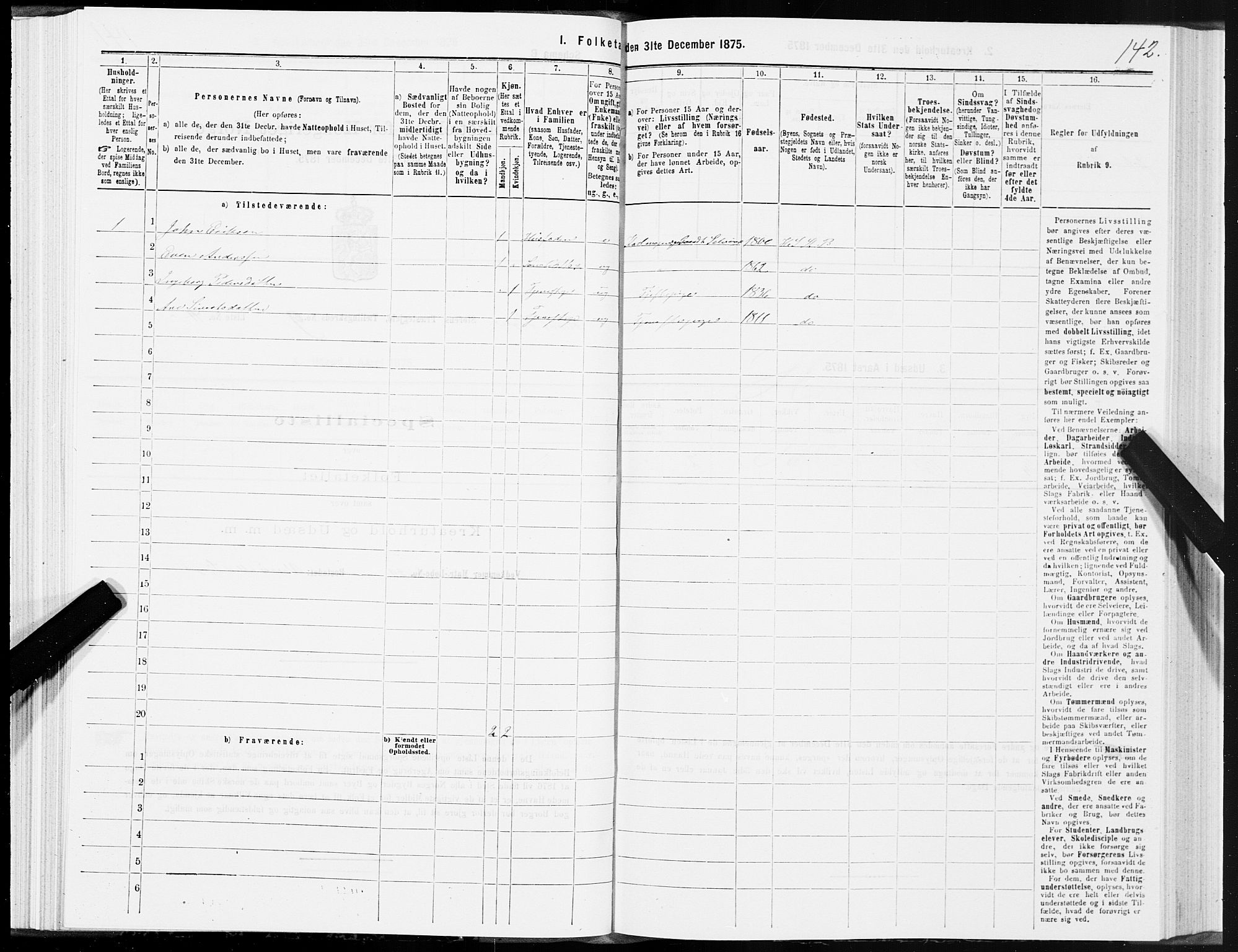 SAT, 1875 census for 1648P Støren, 1875, p. 5142