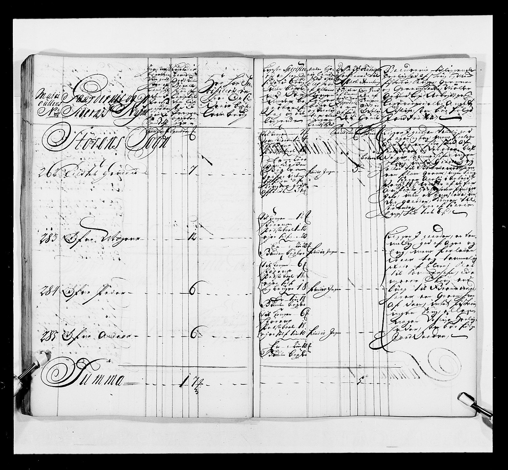 Stattholderembetet 1572-1771, AV/RA-EA-2870/Ek/L0041/0001: Jordebøker o.a. 1720-1728 vedkommende krongodset: / Krongods i Trøndelag med Romsdal, Nordmøre og Namdal, 1726-1727, p. 228