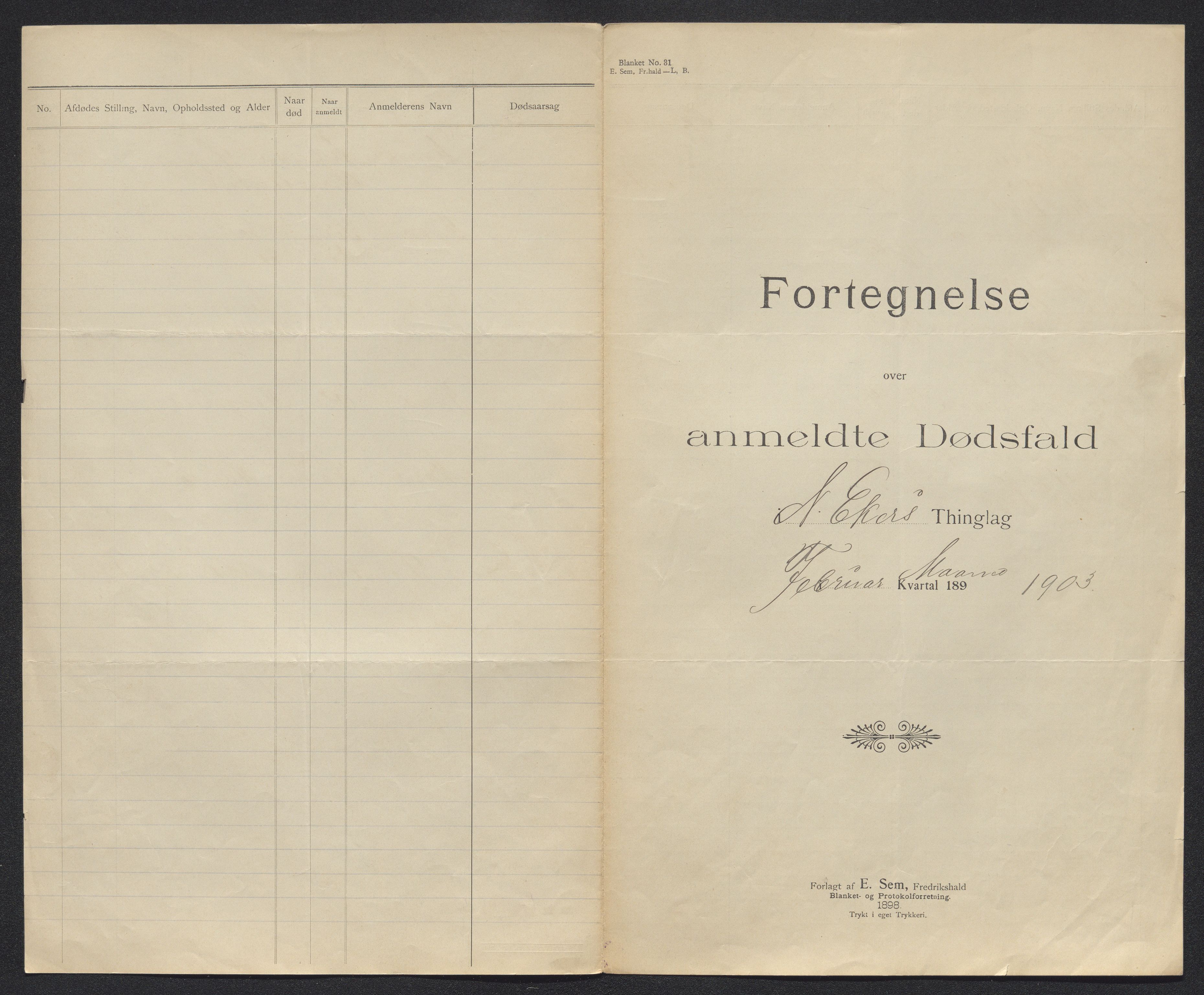 Eiker, Modum og Sigdal sorenskriveri, AV/SAKO-A-123/H/Ha/Hab/L0030: Dødsfallsmeldinger, 1903-1905, p. 102