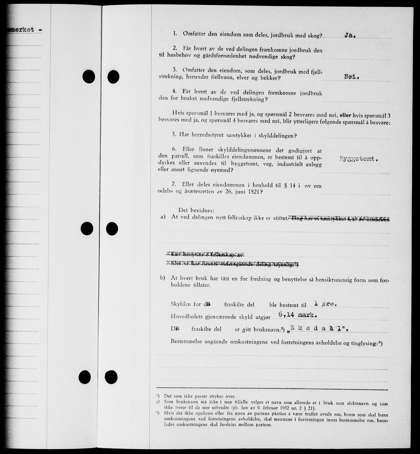 Onsøy sorenskriveri, AV/SAO-A-10474/G/Ga/Gab/L0018: Mortgage book no. II A-18, 1946-1947, Diary no: : 3158/1946