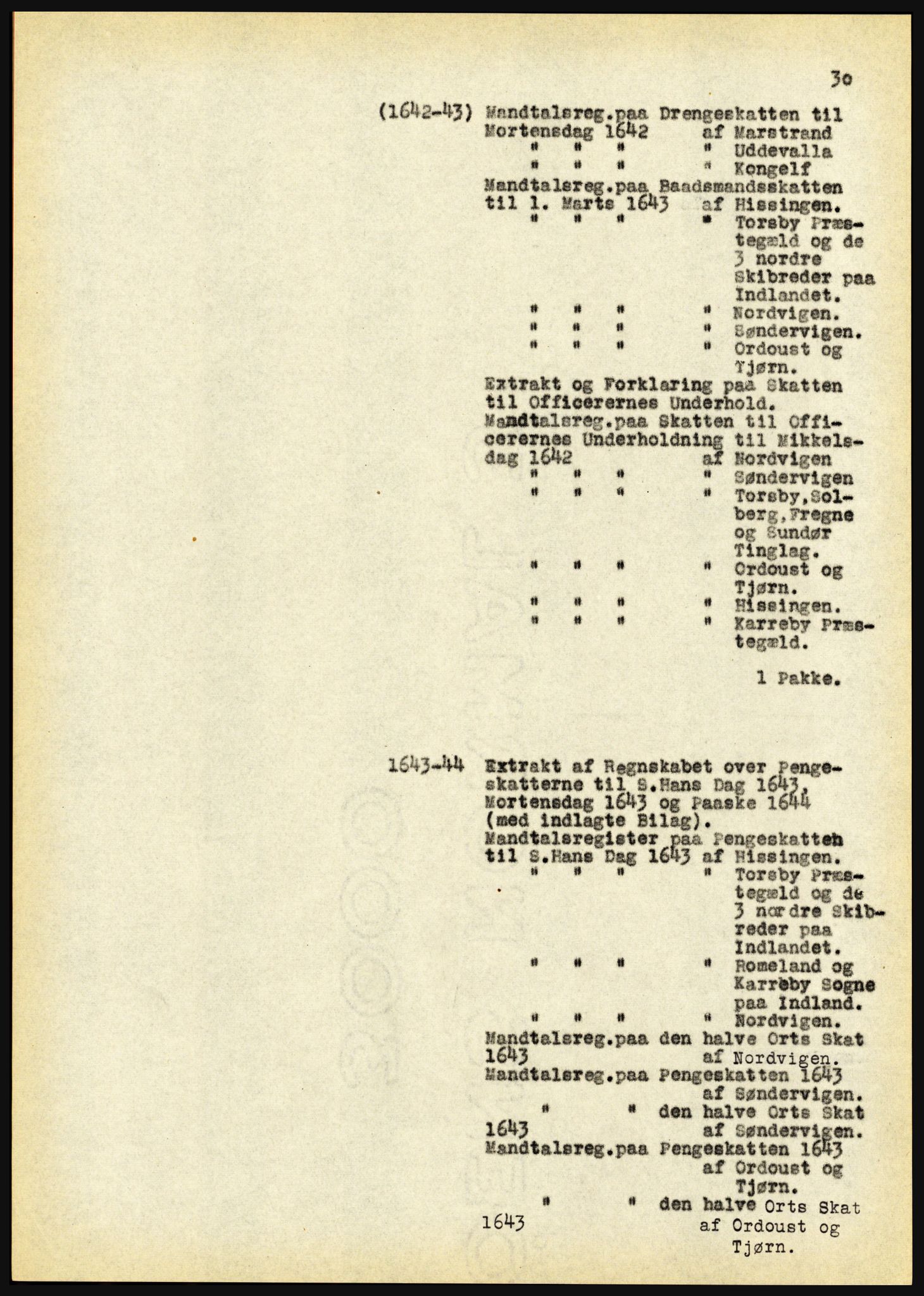 Riksarkivet, Seksjon for eldre arkiv og spesialsamlinger, AV/RA-EA-6797/H/Ha, 1953, p. 30