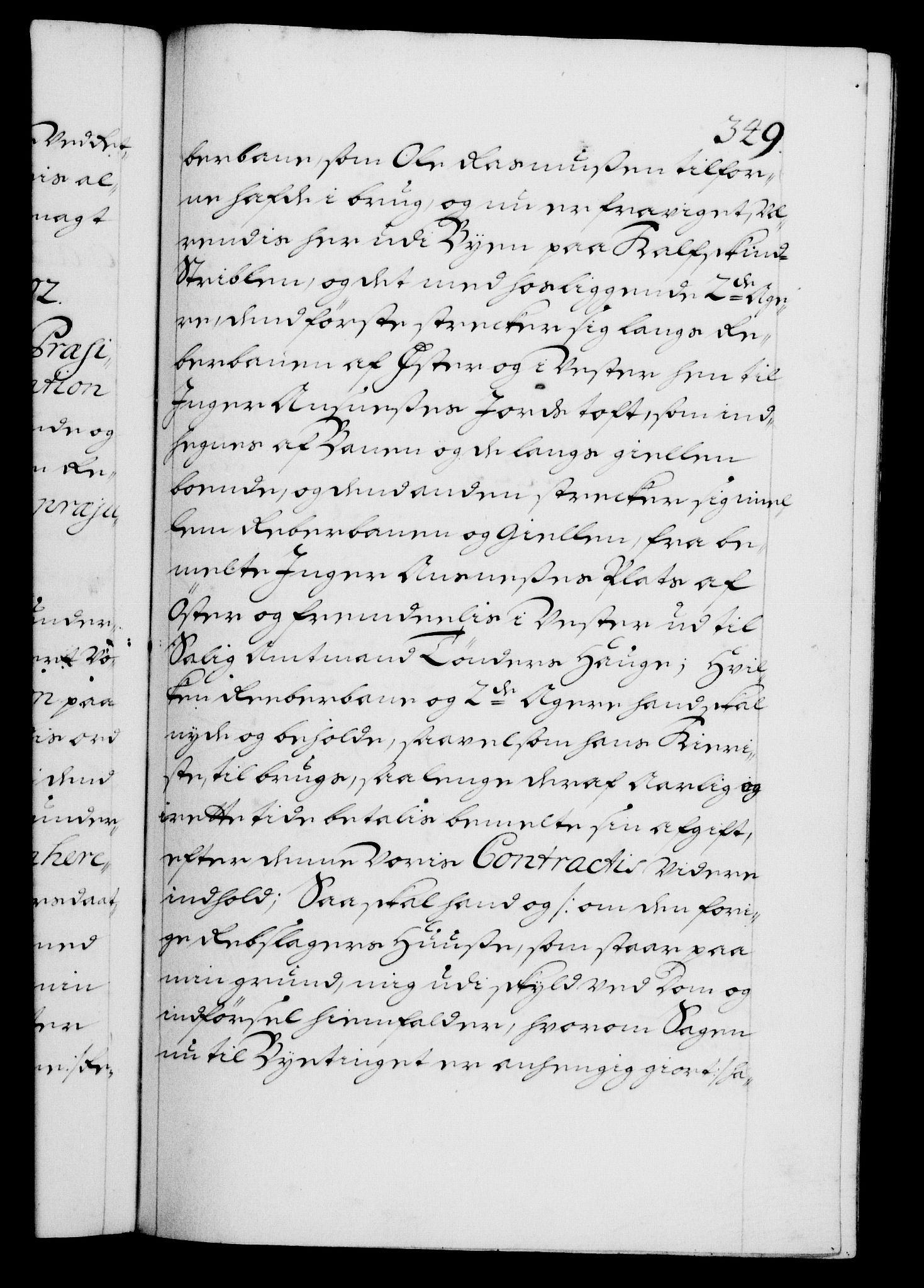 Danske Kanselli 1572-1799, RA/EA-3023/F/Fc/Fca/Fcaa/L0018: Norske registre, 1699-1703, p. 349a