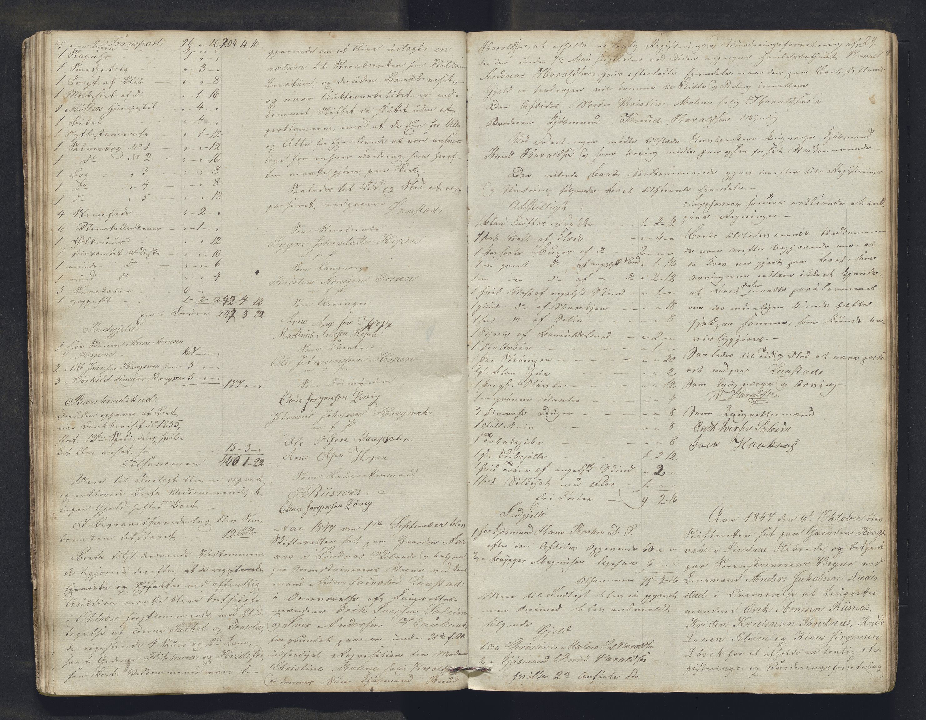 Nordhordland sorenskrivar, AV/SAB-A-2901/1/H/Hb/L0015: Registreringsprotokollar, 1846-1850, p. 29