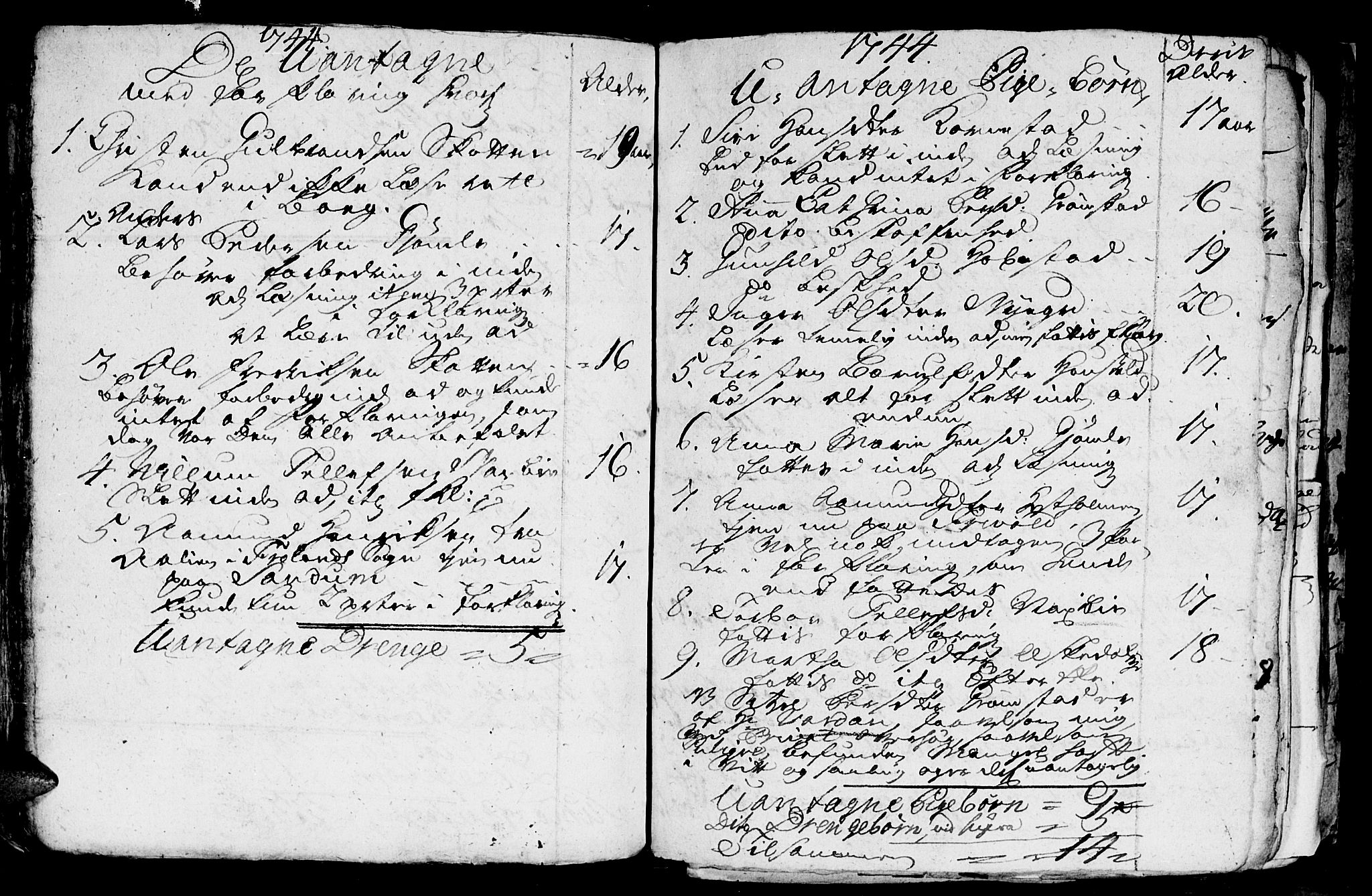 Fjære sokneprestkontor, AV/SAK-1111-0011/F/Fb/L0001: Parish register (copy) no. B 1, 1732-1750, p. 118