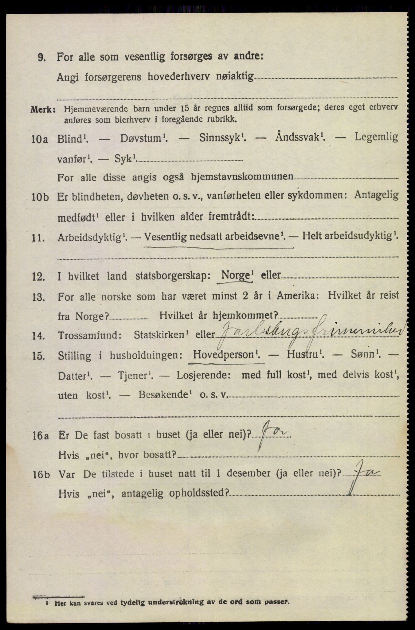 SAKO, 1920 census for Våle, 1920, p. 5501