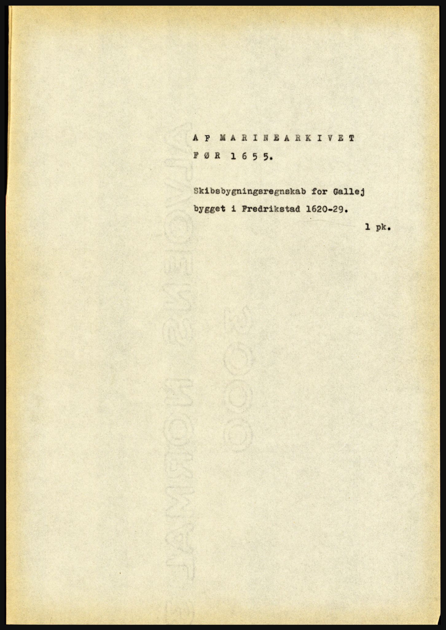 Riksarkivet, Seksjon for eldre arkiv og spesialsamlinger, AV/RA-EA-6797/H/Ha, 1953, p. 1