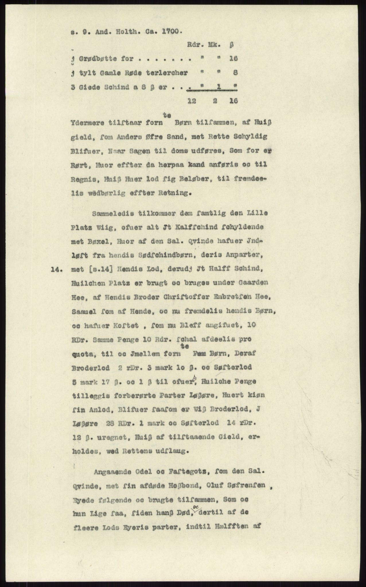 Samlinger til kildeutgivelse, Diplomavskriftsamlingen, RA/EA-4053/H/Ha, p. 1534