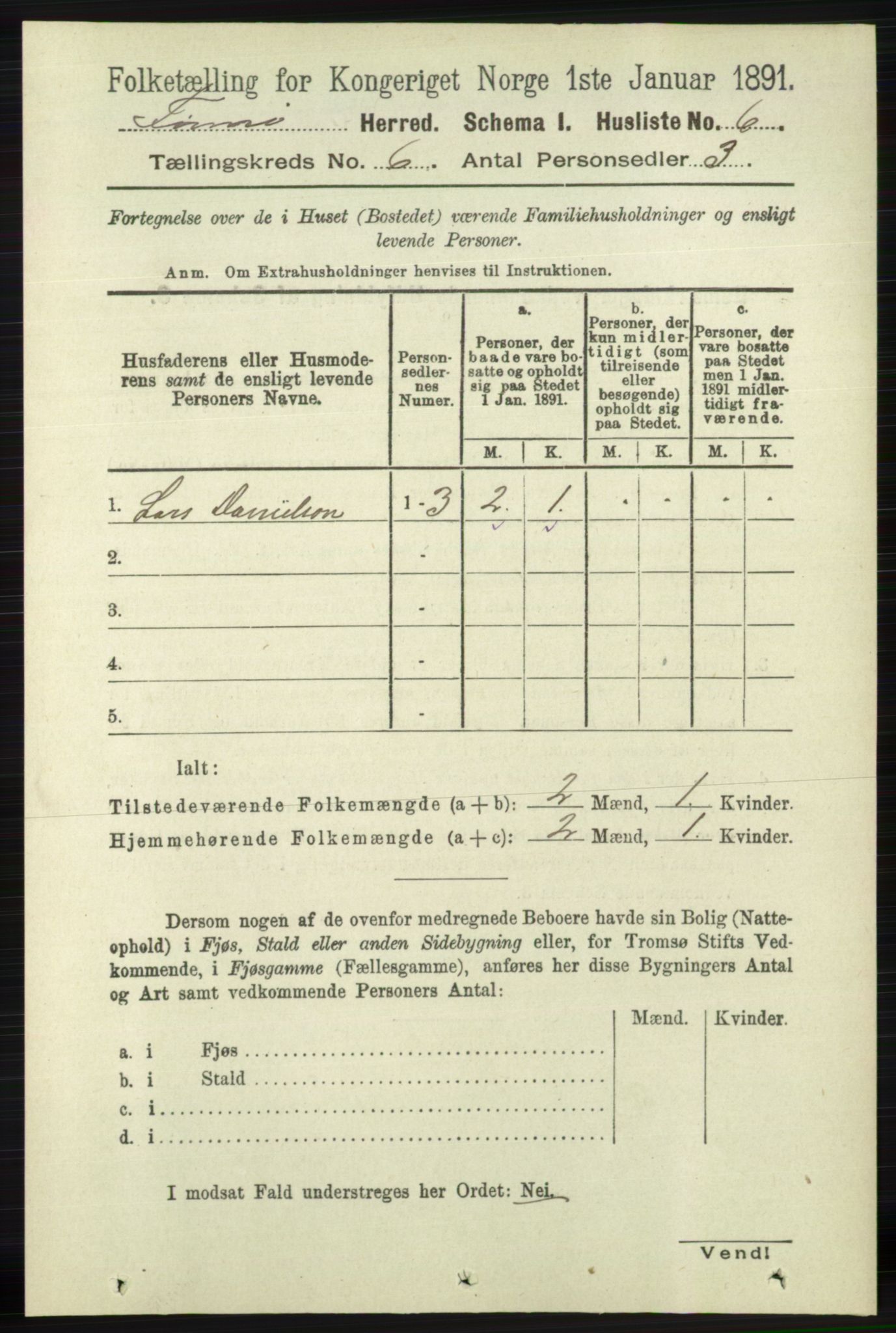 RA, 1891 census for 1141 Finnøy, 1891, p. 1249