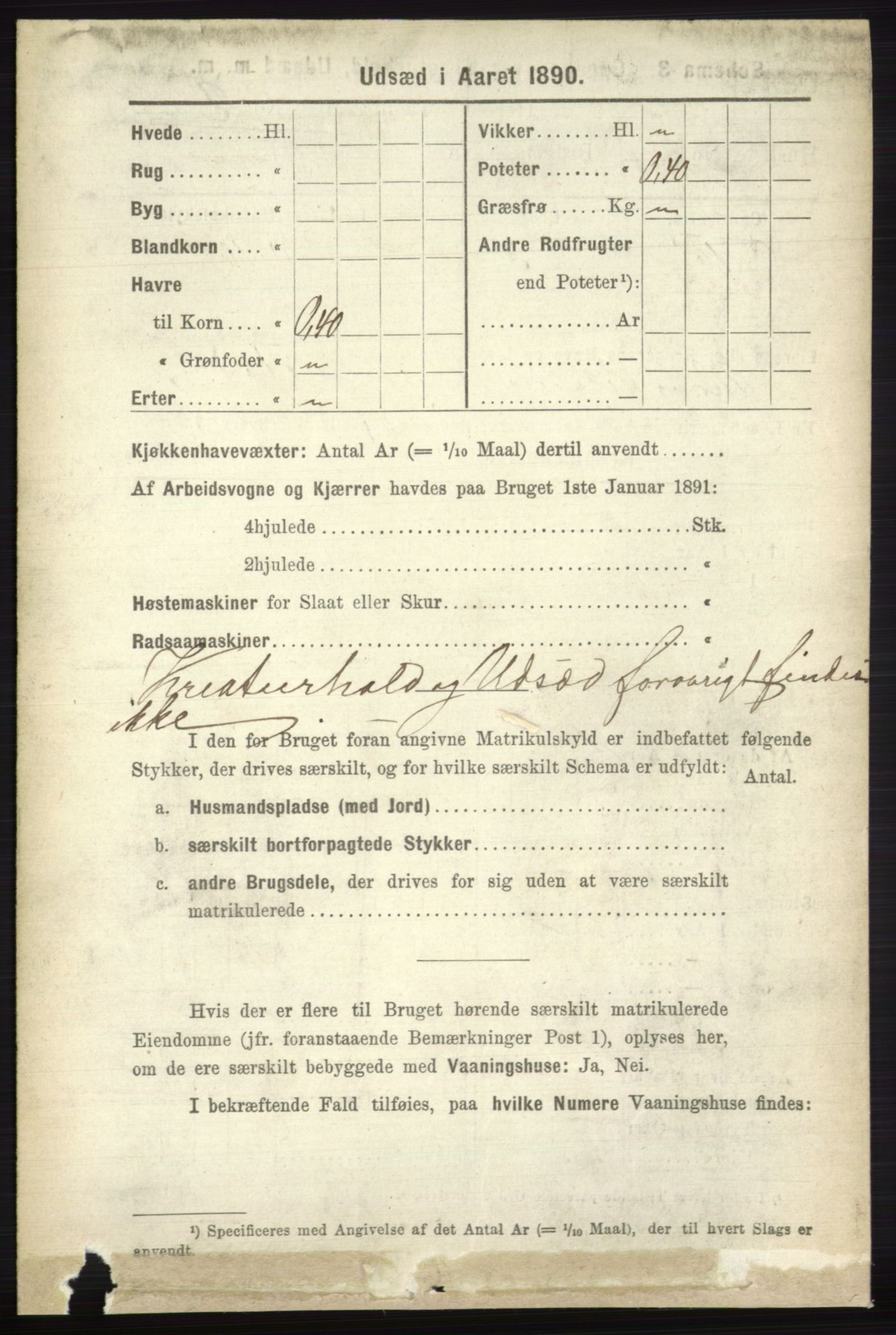 RA, 1891 census for 0712 Skoger, 1891, p. 4620