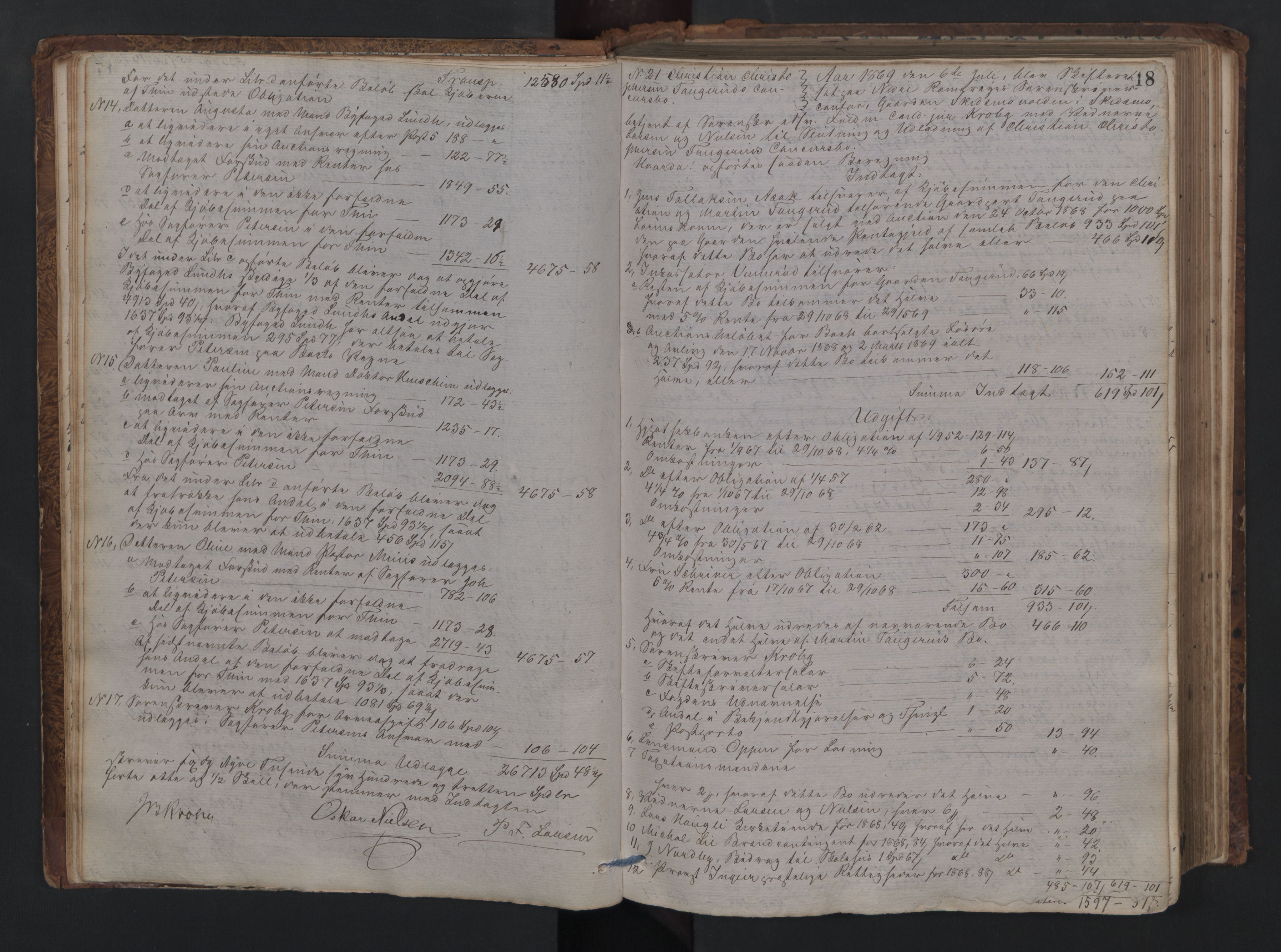 Nedre Romerike sorenskriveri, AV/SAO-A-10469/H/He/Hec/L0006: Skifteutlodningsprotokoll, 1869-1877, p. 17b-18a