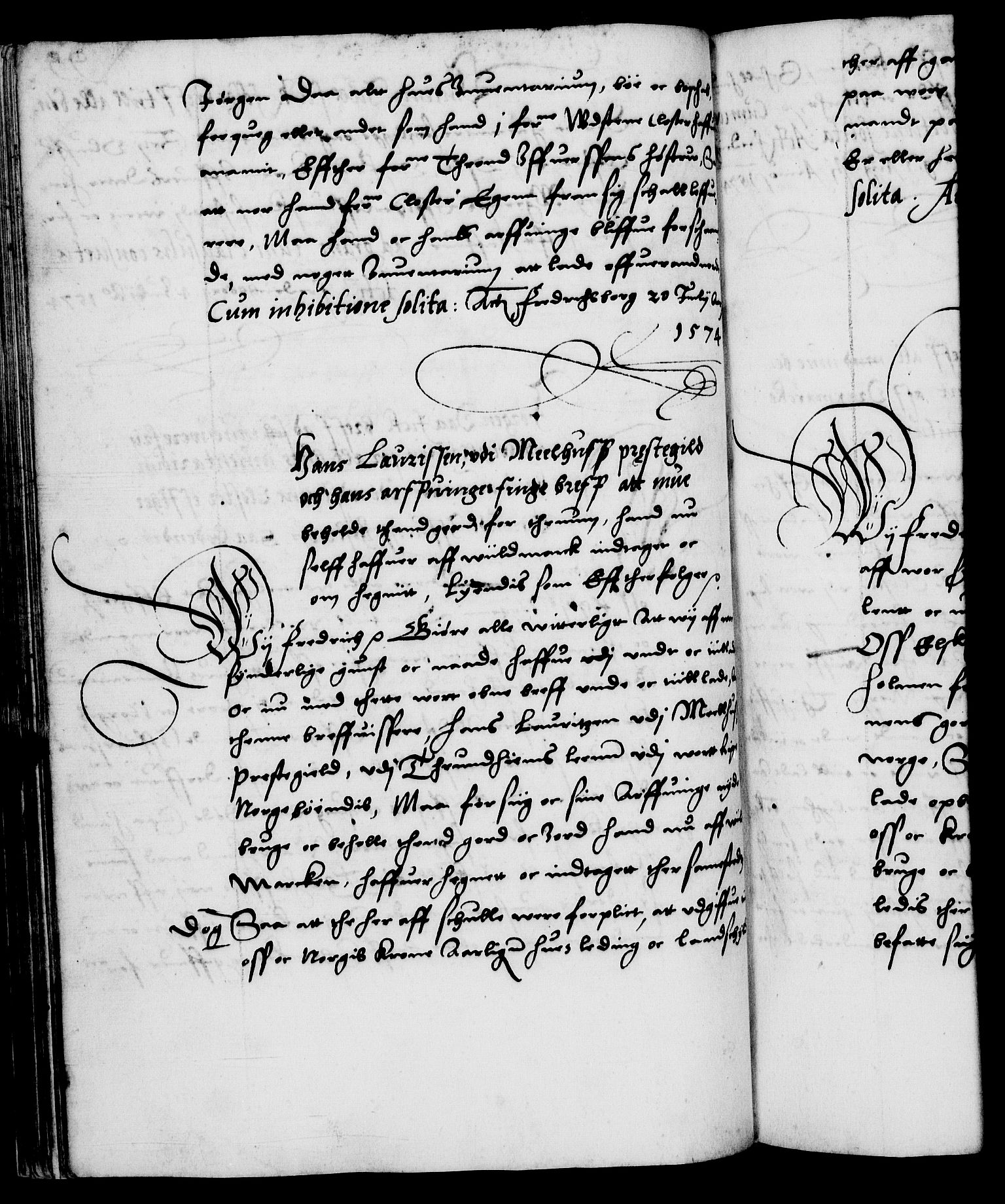 Danske Kanselli 1572-1799, RA/EA-3023/F/Fc/Fca/Fcaa/L0001: Norske registre (mikrofilm), 1572-1588, p. 99b