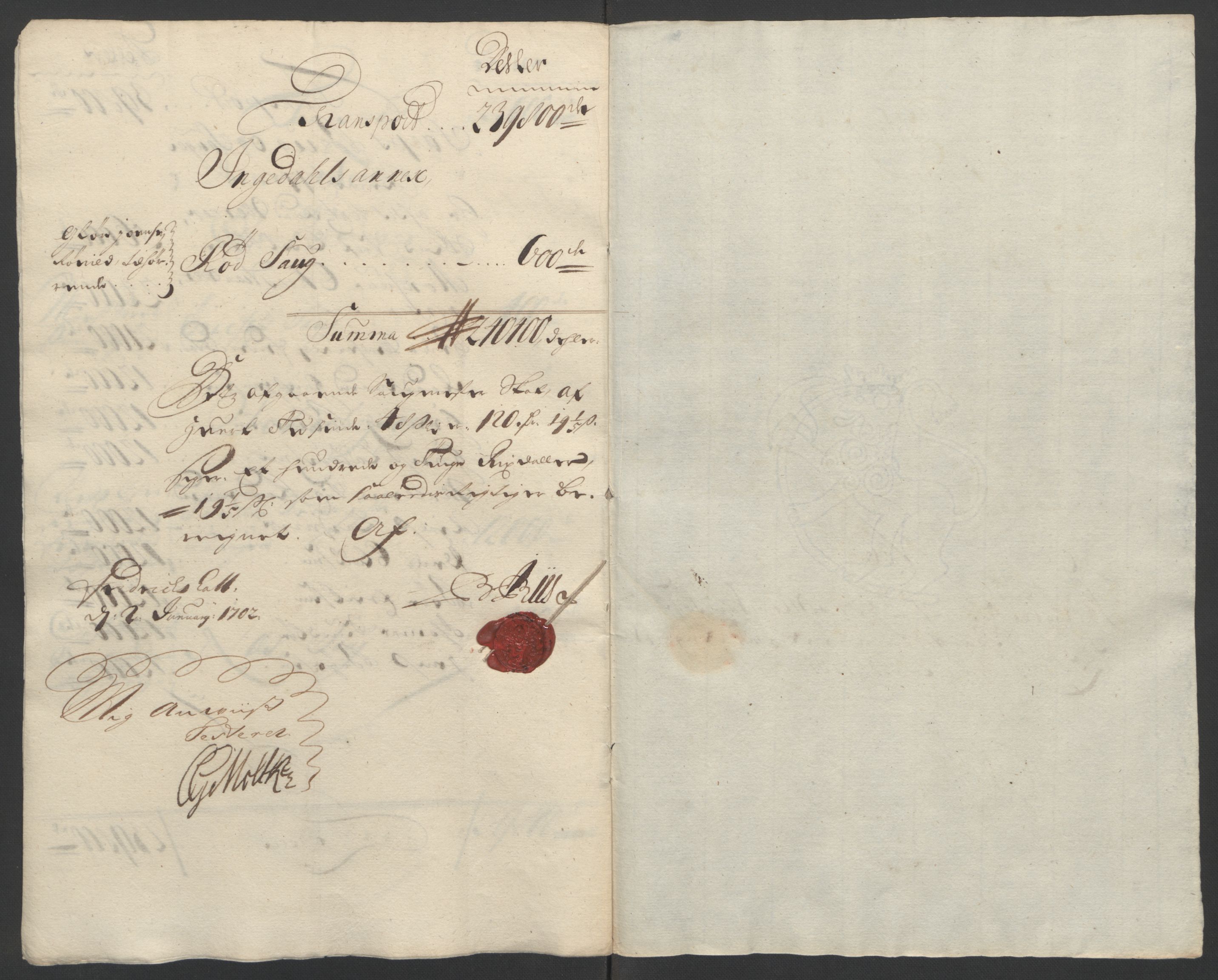 Rentekammeret inntil 1814, Reviderte regnskaper, Fogderegnskap, AV/RA-EA-4092/R01/L0015: Fogderegnskap Idd og Marker, 1700-1701, p. 283