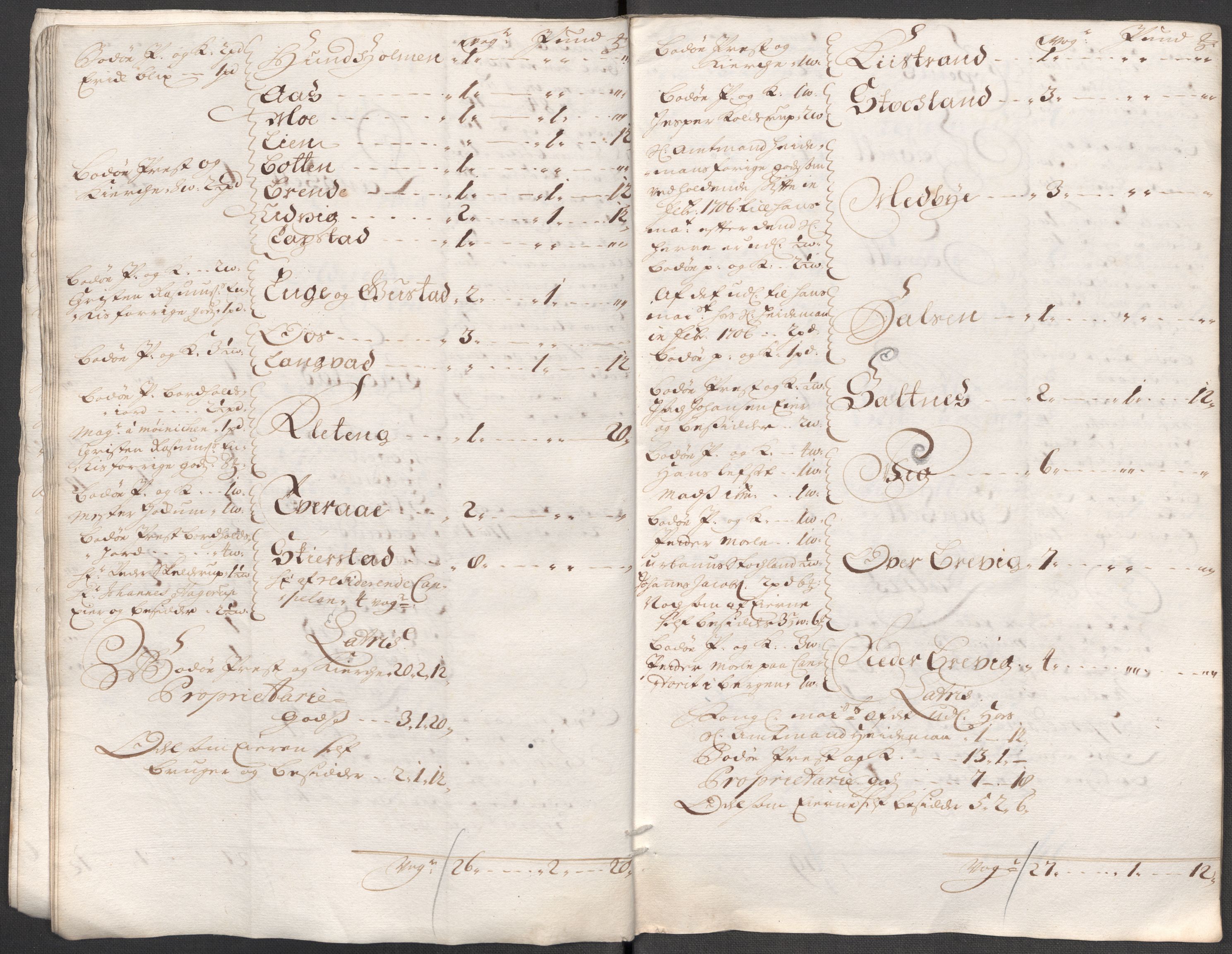 Rentekammeret inntil 1814, Reviderte regnskaper, Fogderegnskap, RA/EA-4092/R66/L4583: Fogderegnskap Salten, 1713, p. 32