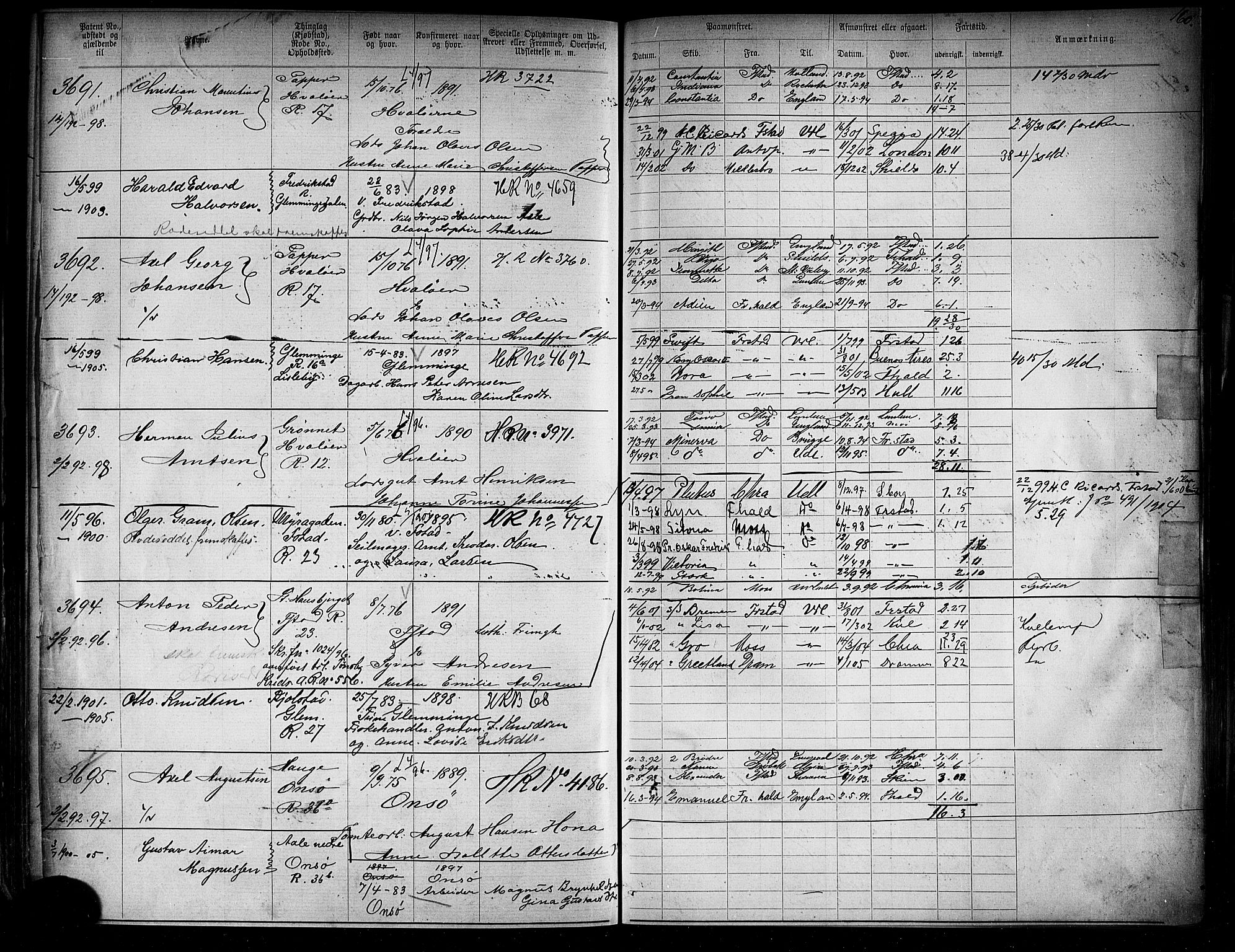 Fredrikstad mønstringskontor, AV/SAO-A-10569b/F/Fc/Fca/L0005: Annotasjonsrulle, 1884-1899, p. 471