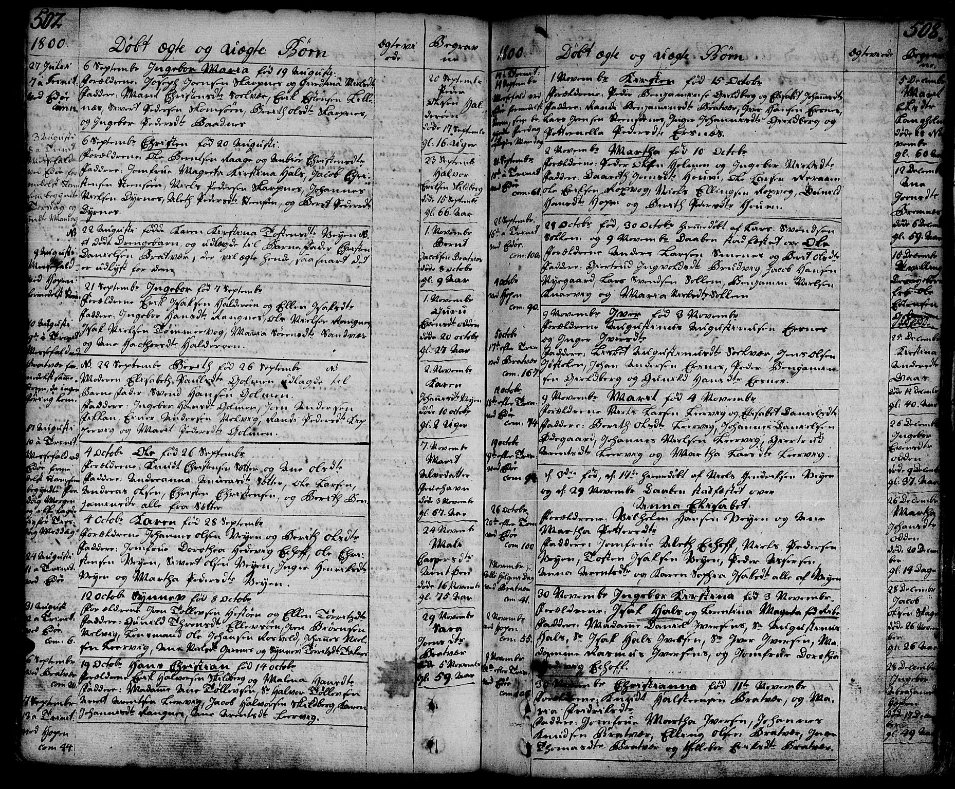 Ministerialprotokoller, klokkerbøker og fødselsregistre - Møre og Romsdal, SAT/A-1454/581/L0932: Parish register (official) no. 581A02, 1767-1823, p. 507-508