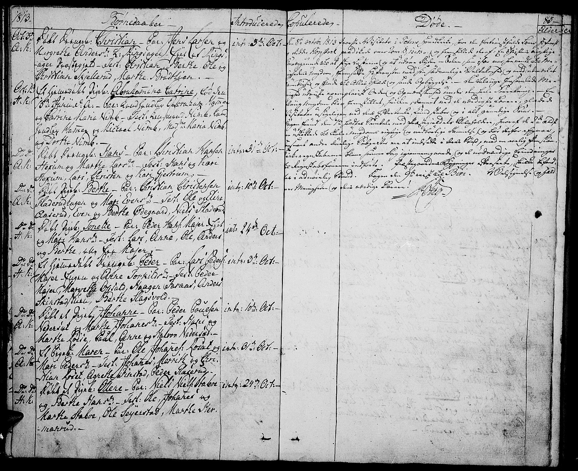 Toten prestekontor, SAH/PREST-102/H/Ha/Haa/L0008: Parish register (official) no. 8, 1809-1814, p. 83