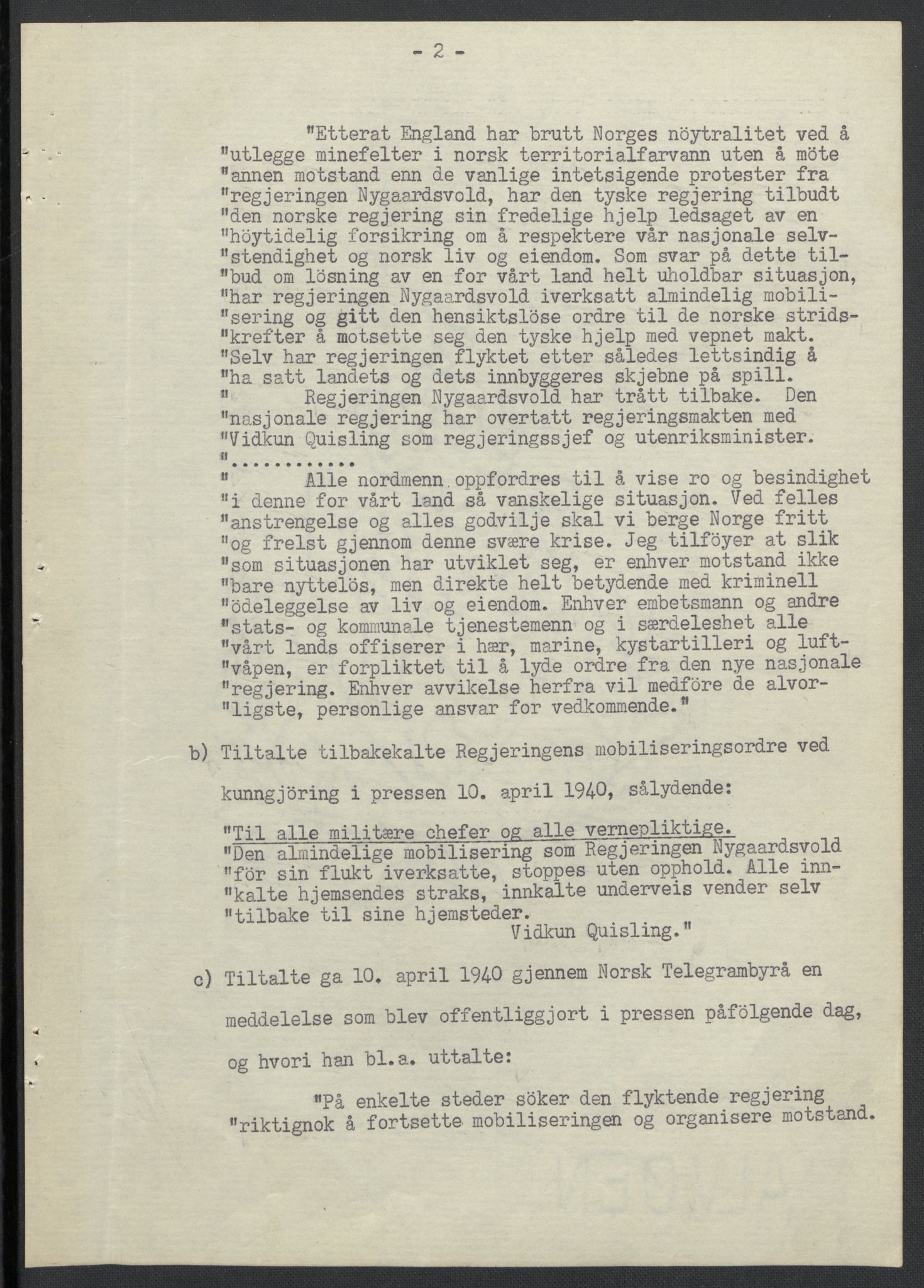 Landssvikarkivet, Oslo politikammer, AV/RA-S-3138-01/D/Da/L0003: Dnr. 29, 1945, p. 2279