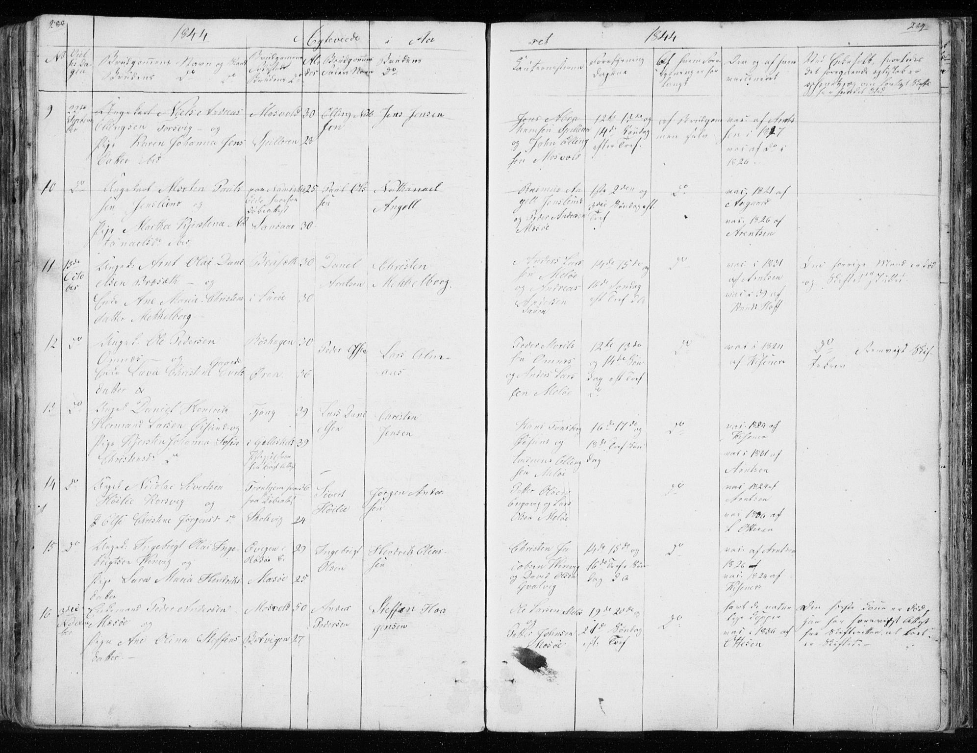 Ministerialprotokoller, klokkerbøker og fødselsregistre - Nordland, AV/SAT-A-1459/843/L0632: Parish register (copy) no. 843C01, 1833-1853, p. 288-289