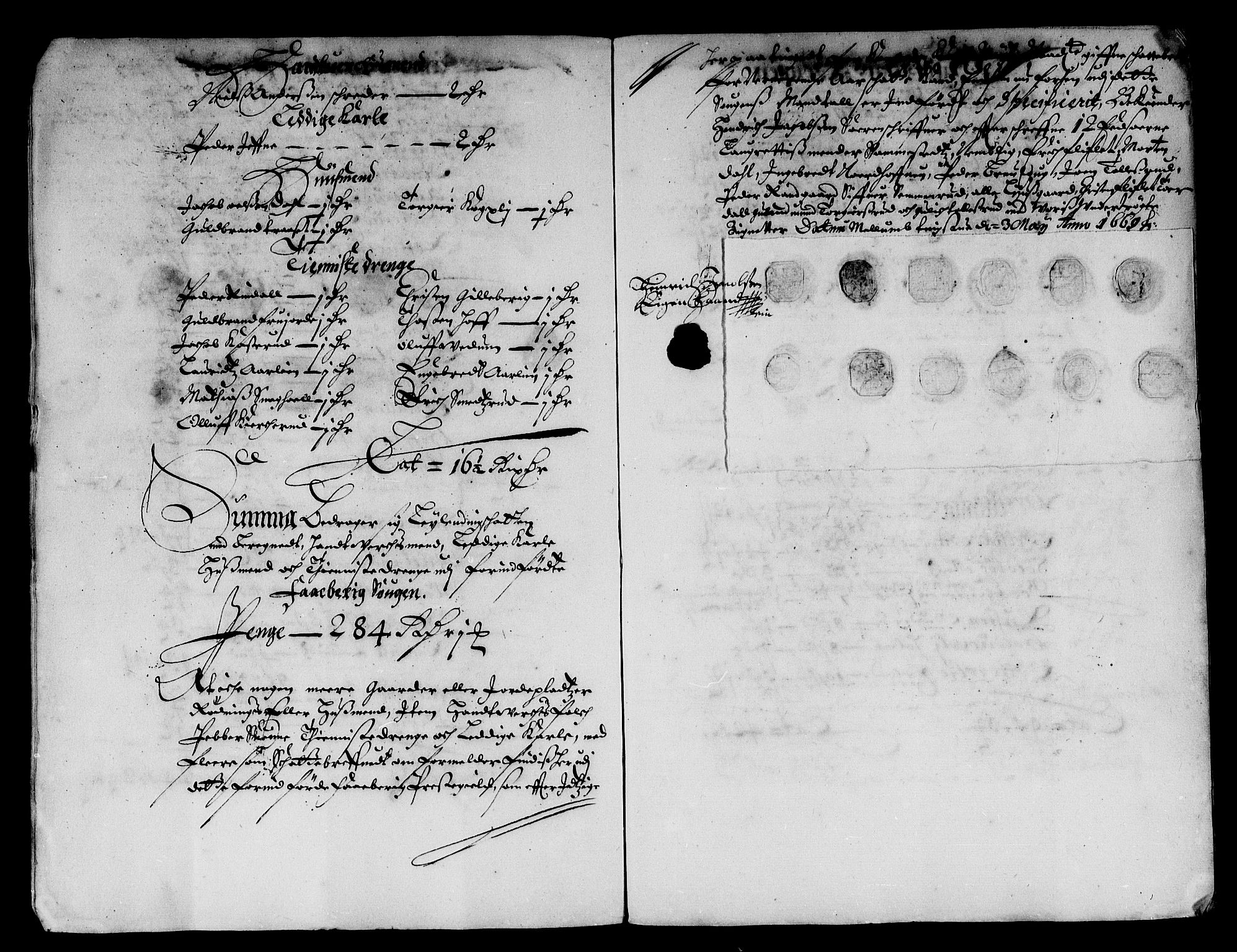 Rentekammeret inntil 1814, Reviderte regnskaper, Stiftamtstueregnskaper, Landkommissariatet på Akershus og Akershus stiftamt, AV/RA-EA-5869/R/Rb/L0059: Akershus stiftamt, 1669