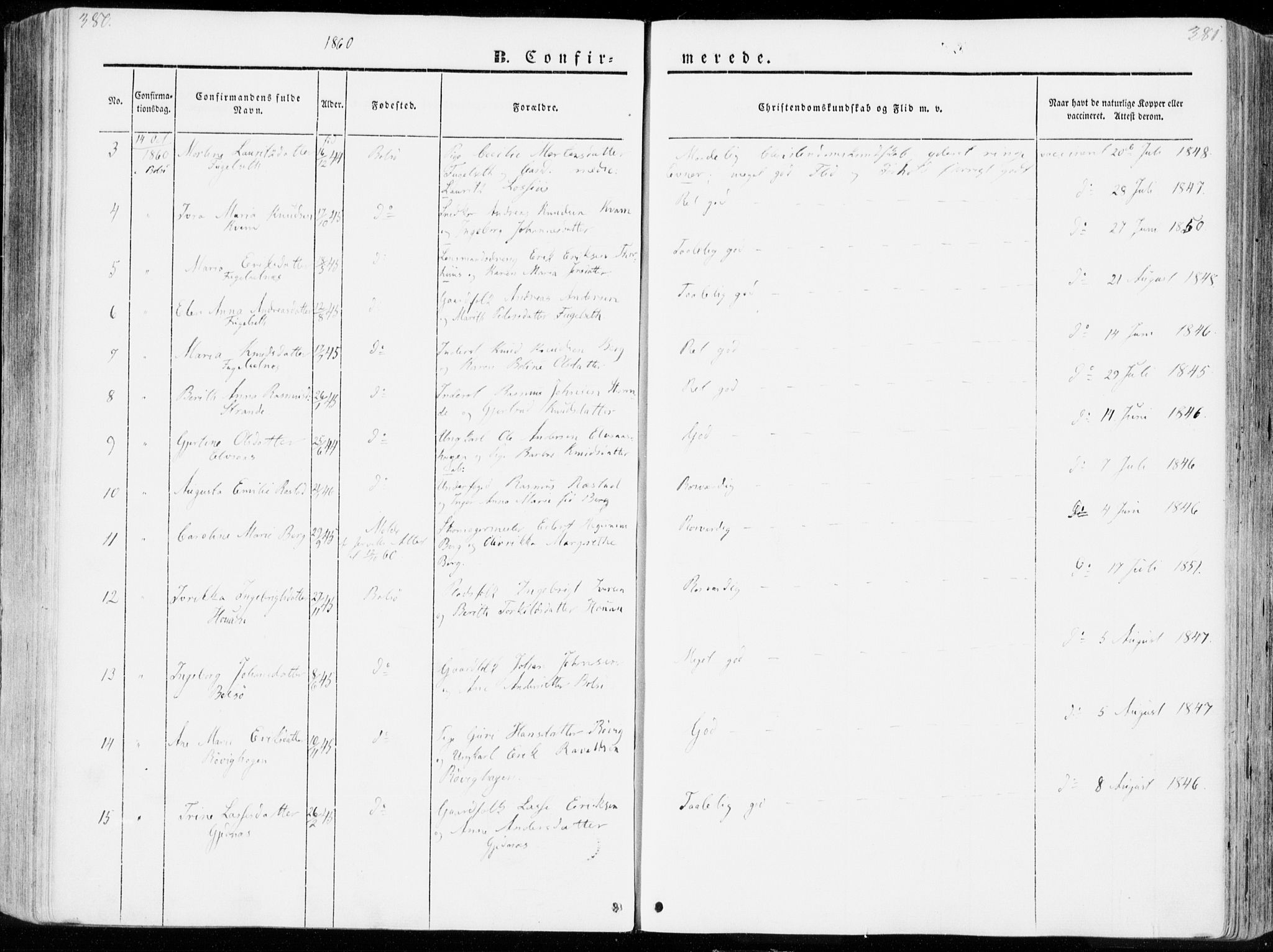 Ministerialprotokoller, klokkerbøker og fødselsregistre - Møre og Romsdal, AV/SAT-A-1454/555/L0653: Parish register (official) no. 555A04, 1843-1869, p. 380-381