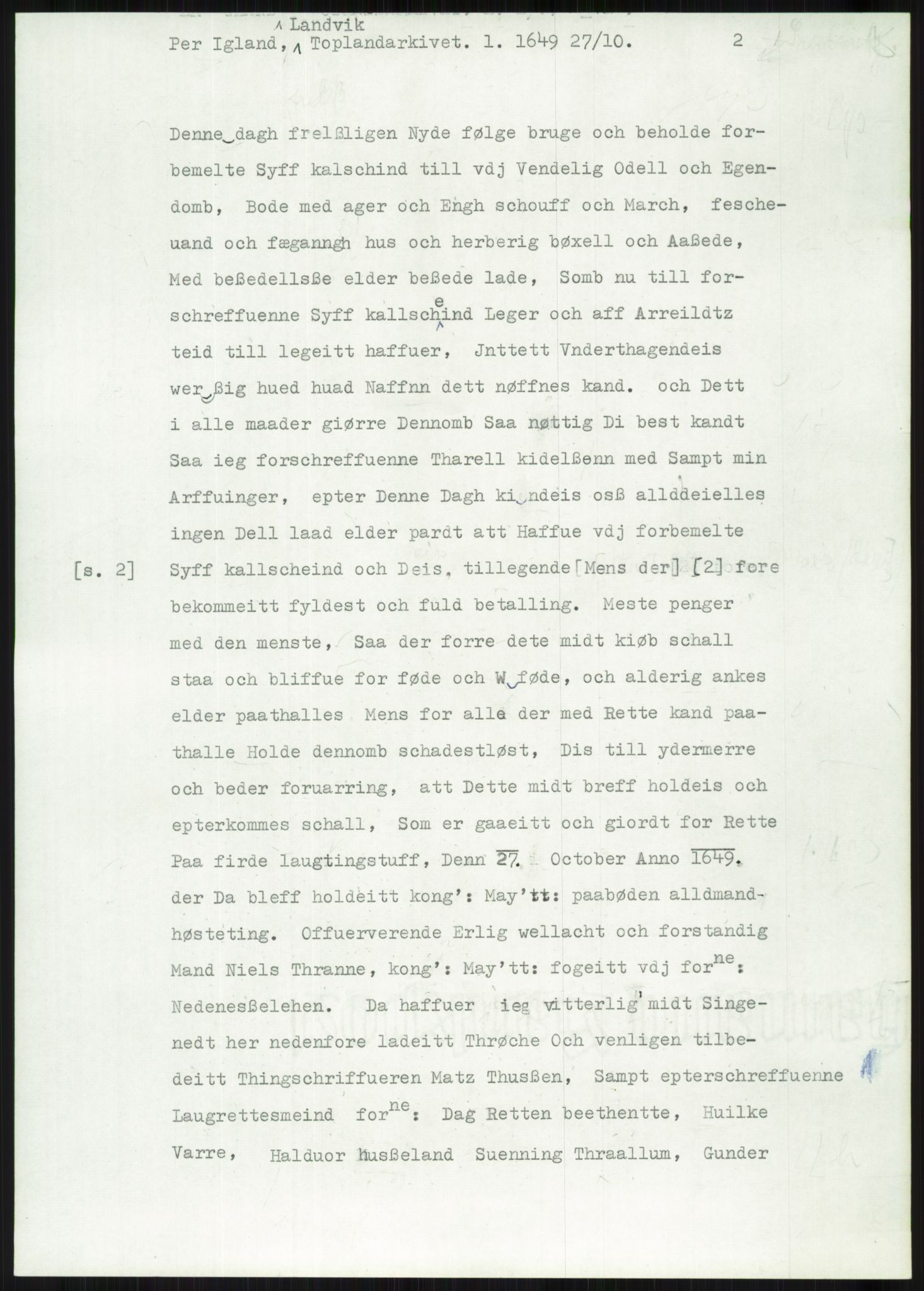 Samlinger til kildeutgivelse, Diplomavskriftsamlingen, AV/RA-EA-4053/H/Ha, p. 3353