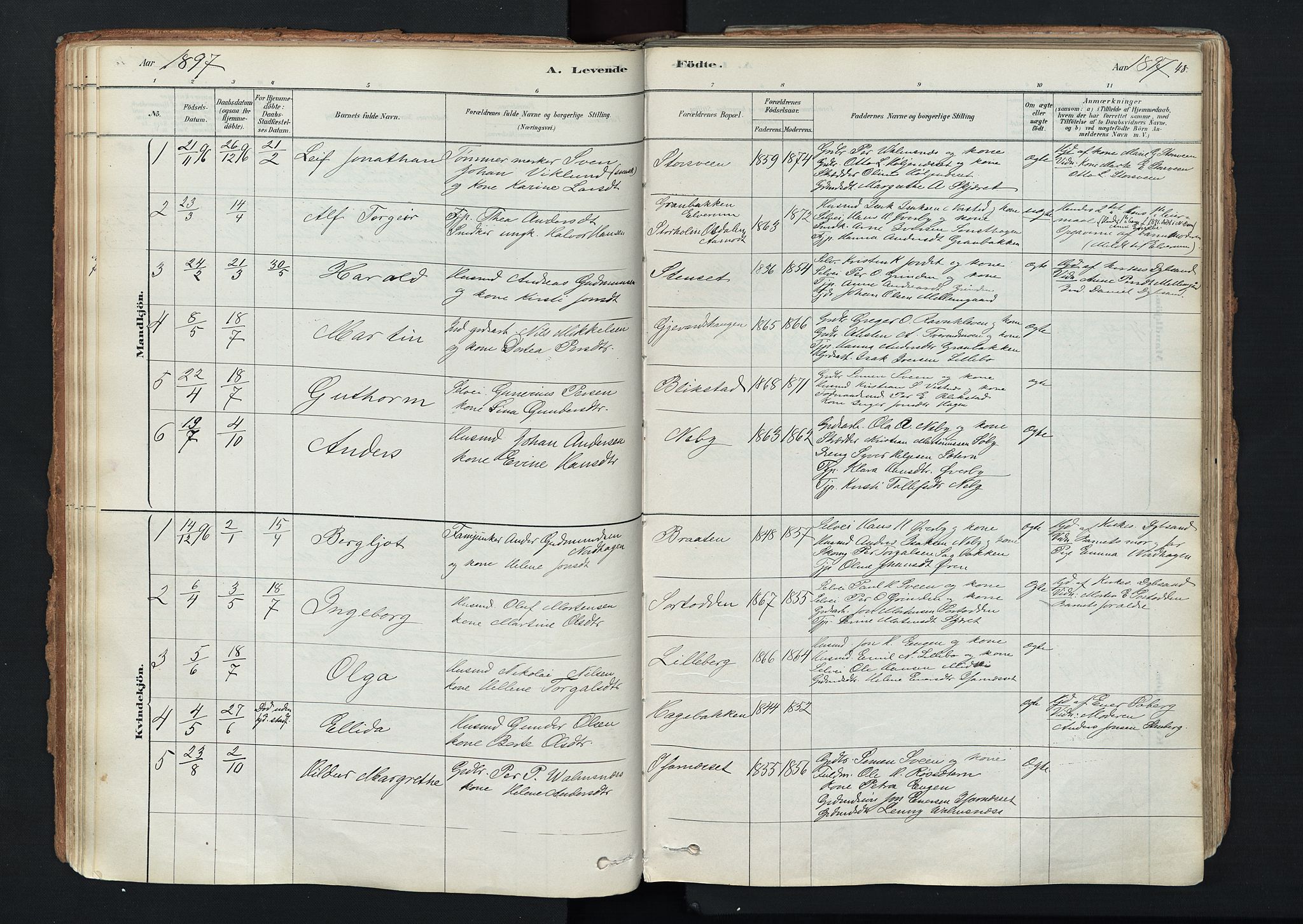 Trysil prestekontor, AV/SAH-PREST-046/H/Ha/Haa/L0011: Parish register (official) no. 11, 1878-1912, p. 48