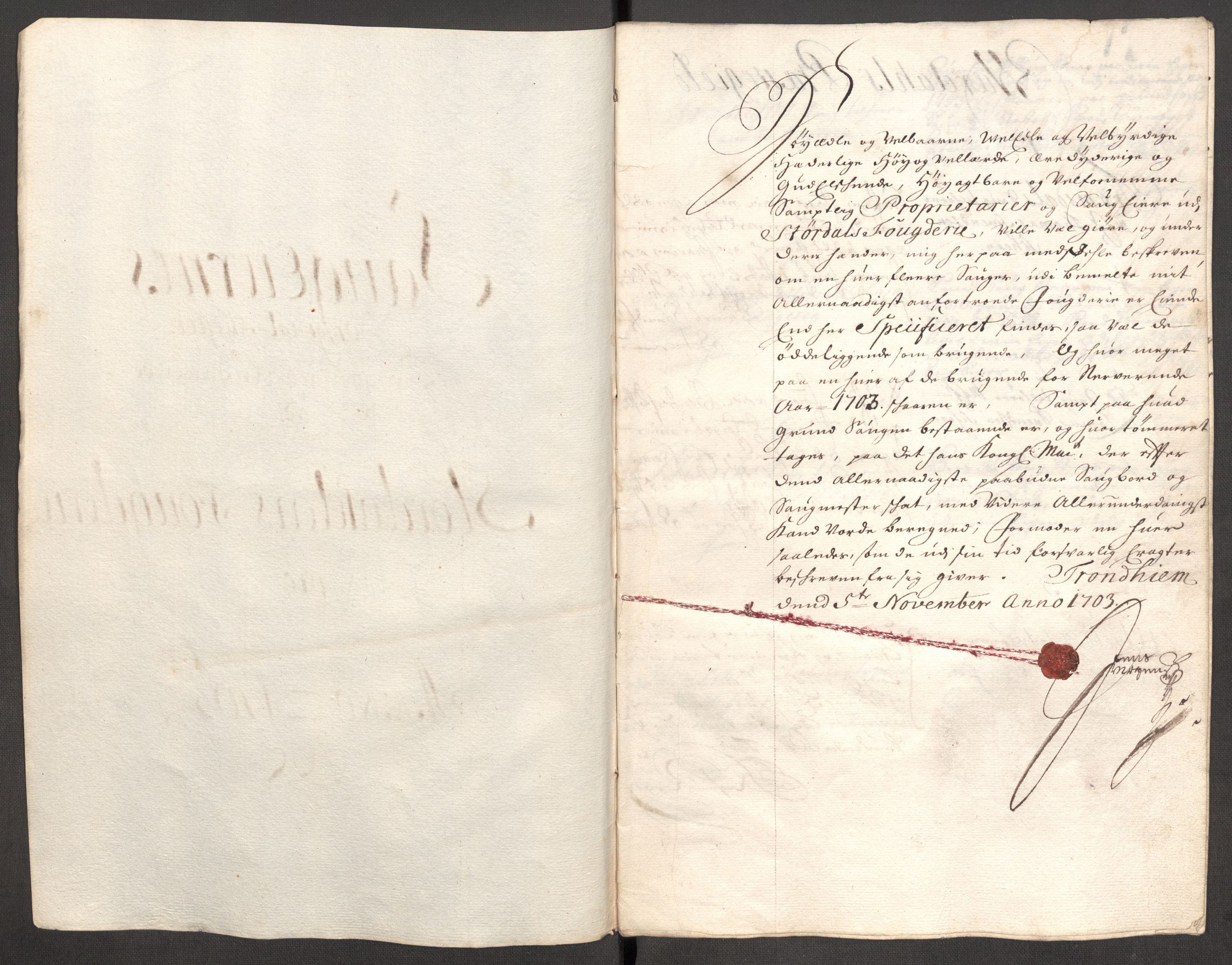 Rentekammeret inntil 1814, Reviderte regnskaper, Fogderegnskap, RA/EA-4092/R62/L4194: Fogderegnskap Stjørdal og Verdal, 1703, p. 157