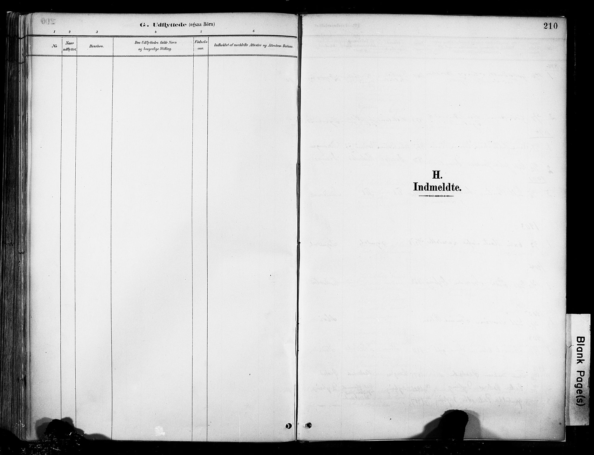 Lund sokneprestkontor, SAST/A-101809/S06/L0012: Parish register (official) no. A 11, 1887-1921, p. 210