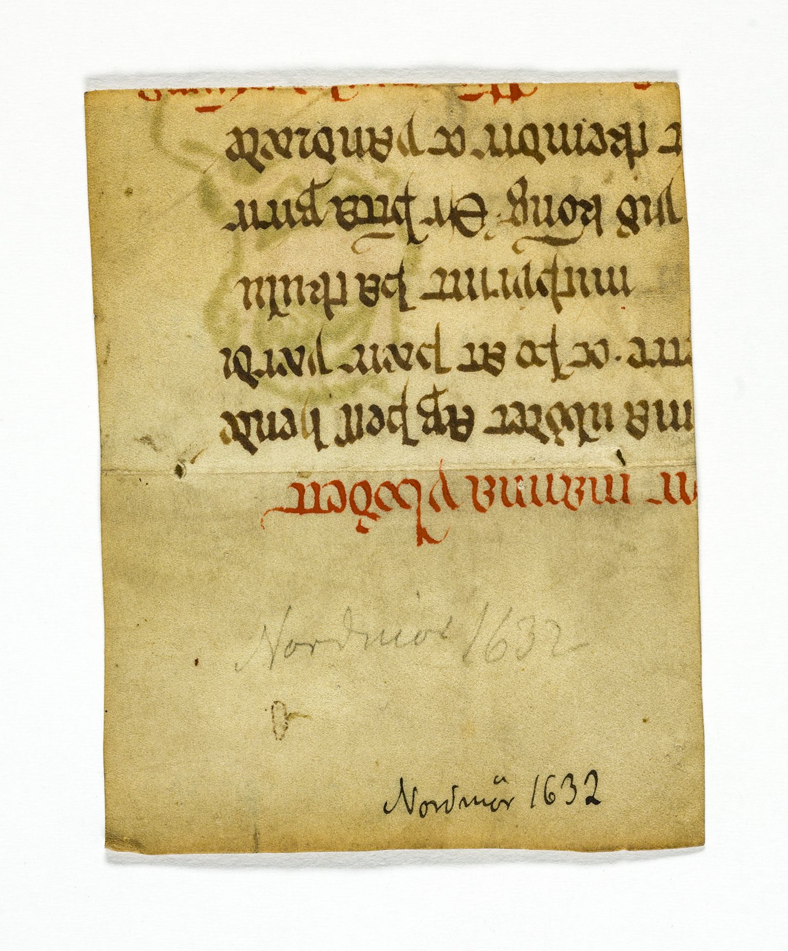 Riksarkivets diplomsamling, AV/RA-EA-5965/F26/L0004: Norrøne membranfragmenter bestand 31-50, 1100-1536, p. 114