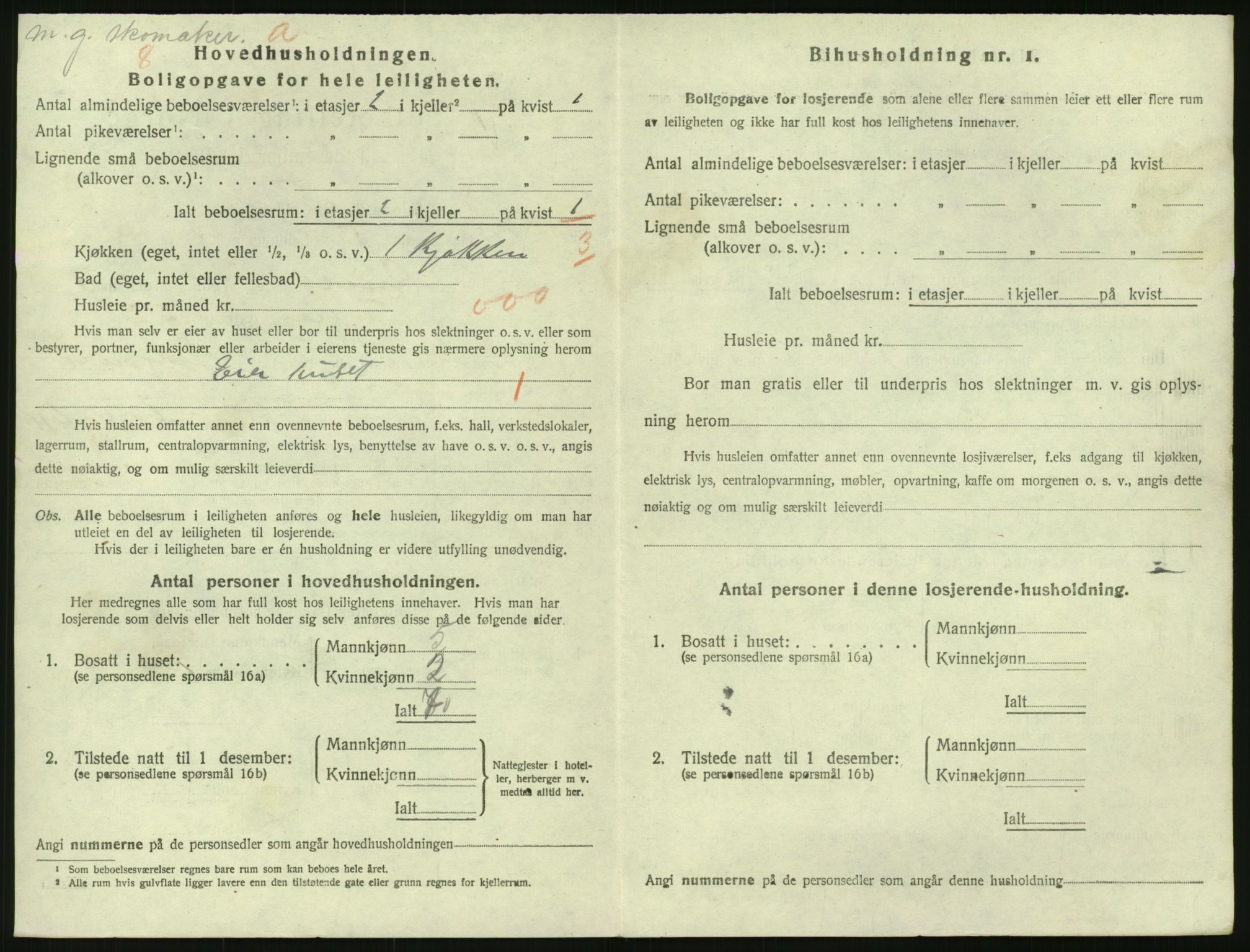 SAK, 1920 census for Risør, 1920, p. 1470