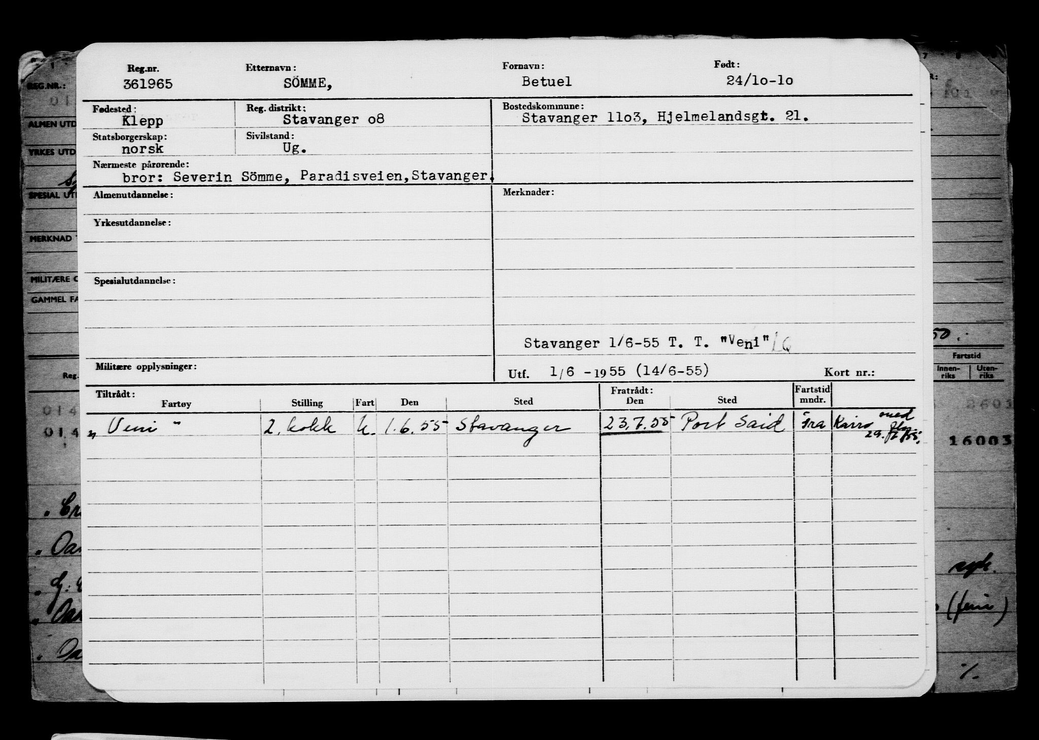 Direktoratet for sjømenn, AV/RA-S-3545/G/Gb/L0092: Hovedkort, 1910, p. 338