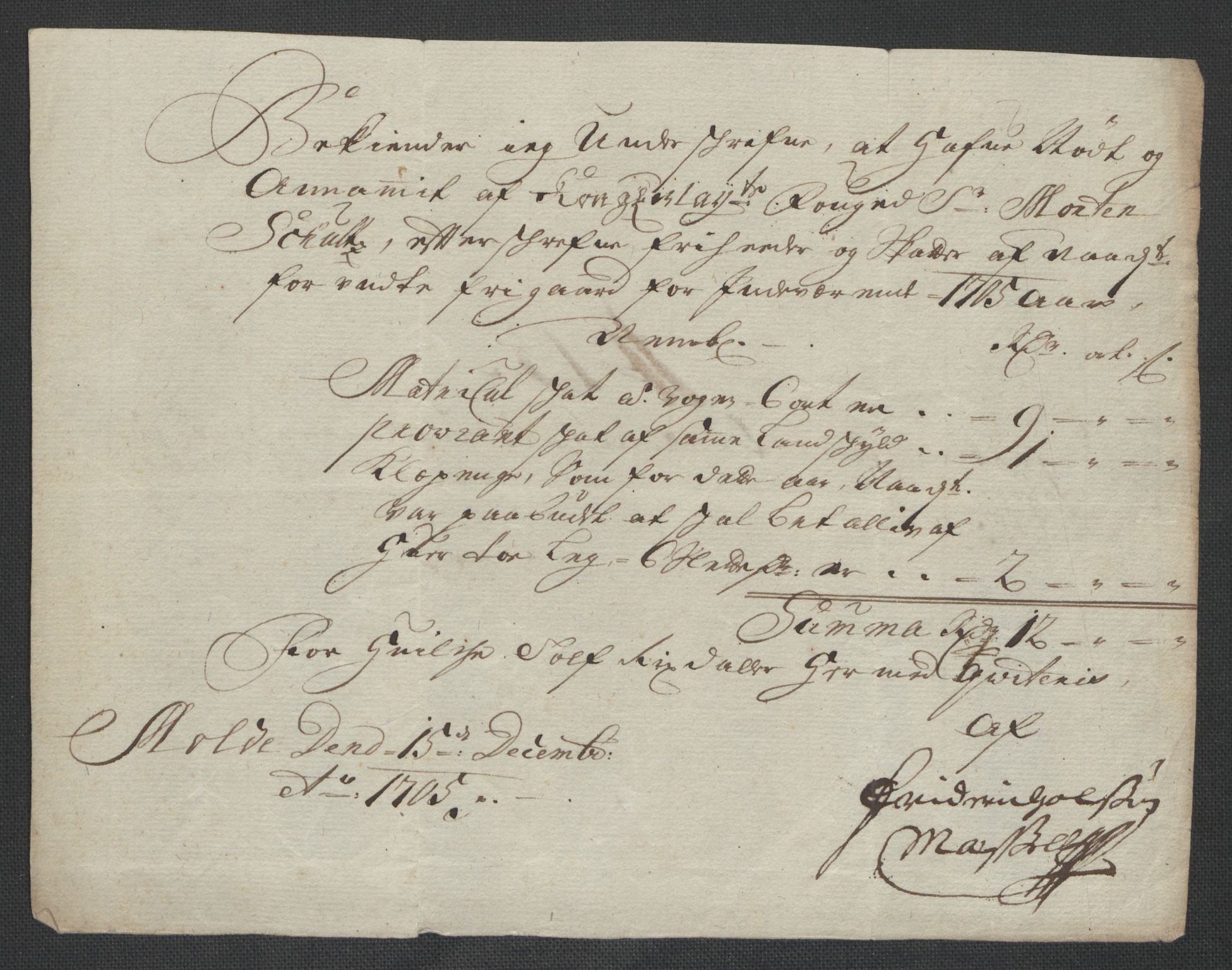 Rentekammeret inntil 1814, Reviderte regnskaper, Fogderegnskap, AV/RA-EA-4092/R55/L3656: Fogderegnskap Romsdal, 1703-1705, p. 470