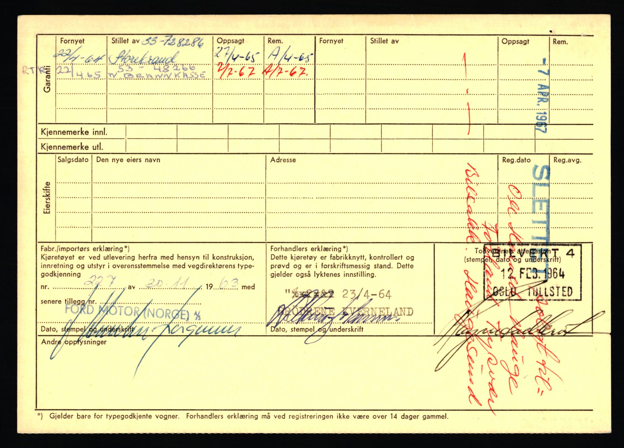 Stavanger trafikkstasjon, AV/SAST-A-101942/0/F/L0068: L-75000 - L-76799, 1930-1971, p. 1232