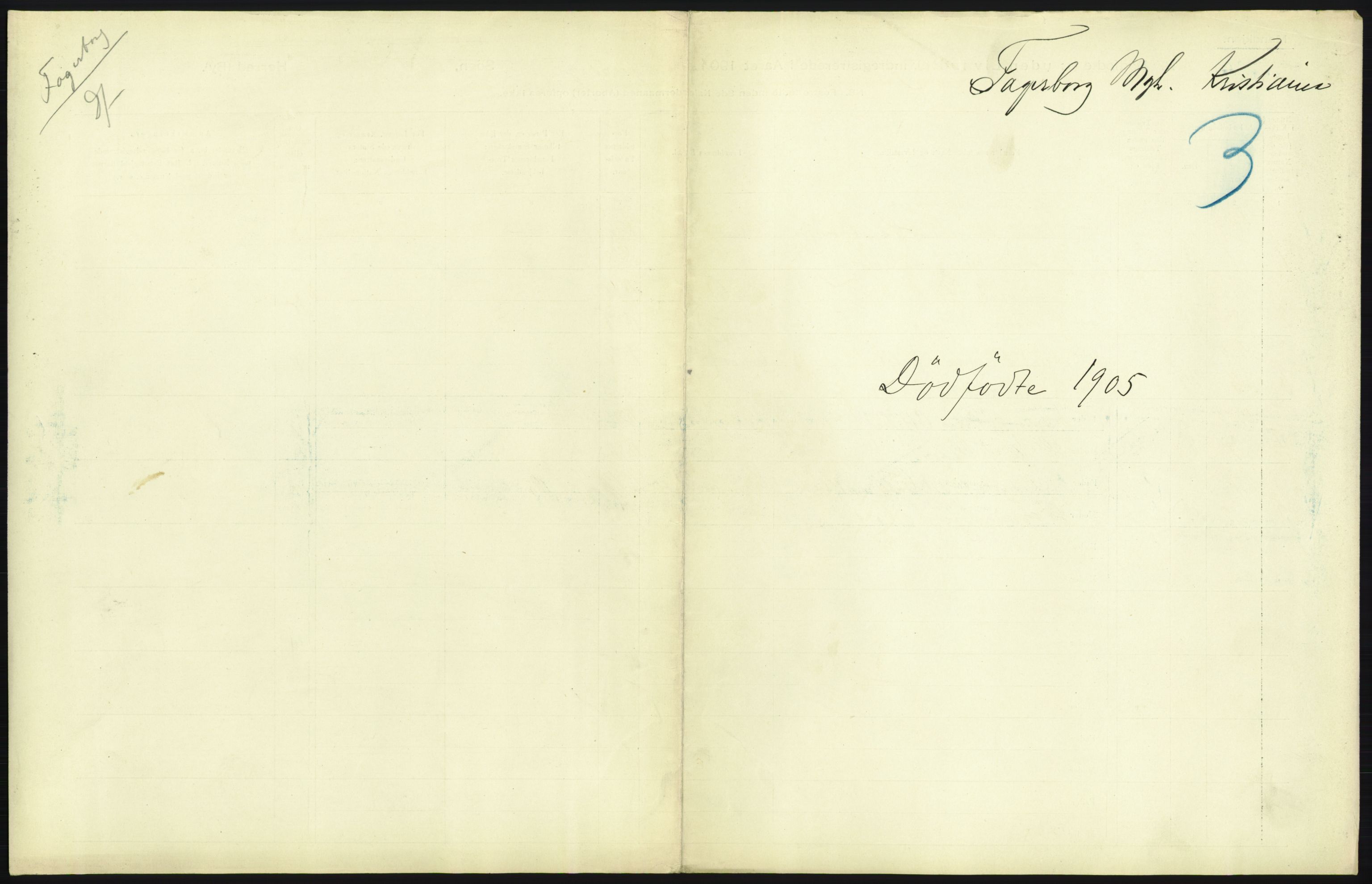 Statistisk sentralbyrå, Sosiodemografiske emner, Befolkning, AV/RA-S-2228/D/Df/Dfa/Dfac/L0007a: Kristiania: Døde, dødfødte., 1905, p. 813