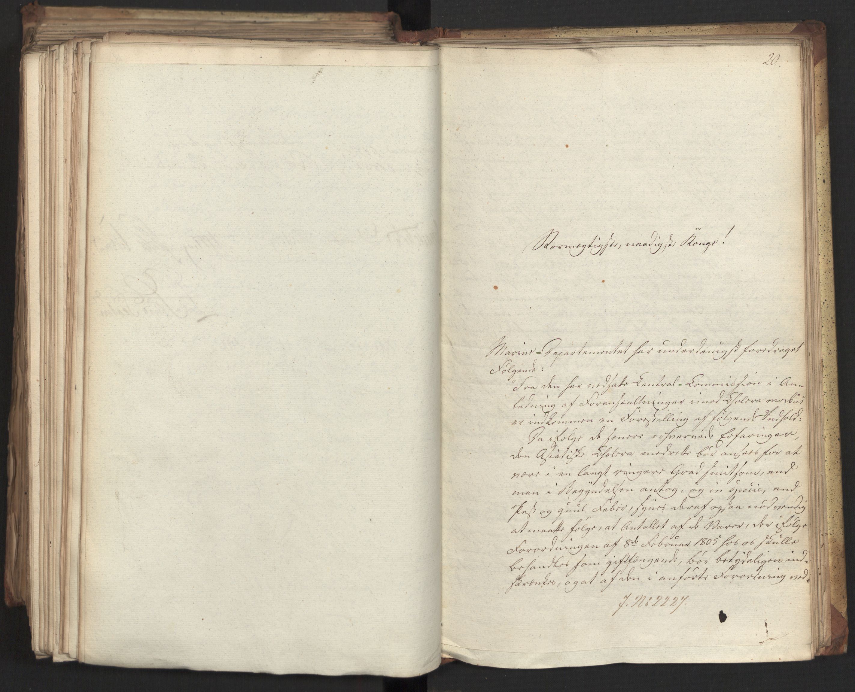 Statsrådsavdelingen i Stockholm, AV/RA-S-1003/D/Da/L0077: Regjeringsinnstillinger nr. 2100-2259, 1832, p. 498