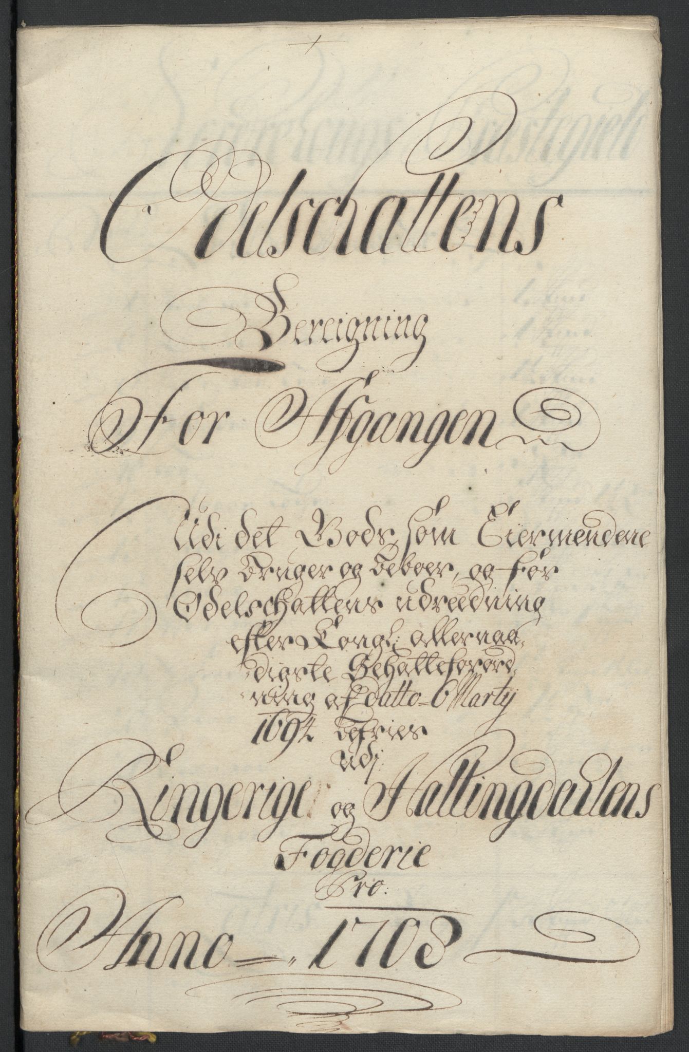 Rentekammeret inntil 1814, Reviderte regnskaper, Fogderegnskap, RA/EA-4092/R22/L1467: Fogderegnskap Ringerike, Hallingdal og Buskerud, 1708, p. 195