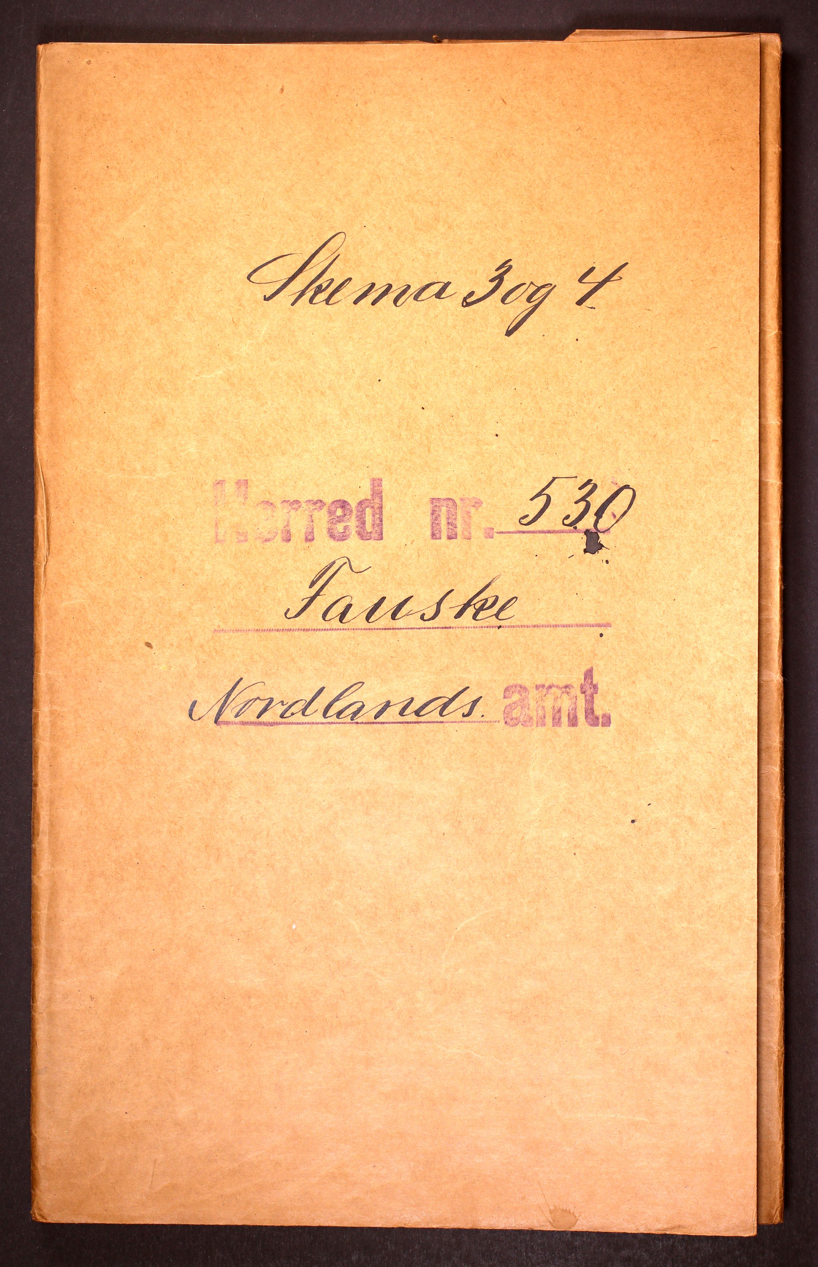 RA, 1910 census for Fauske, 1910, p. 1