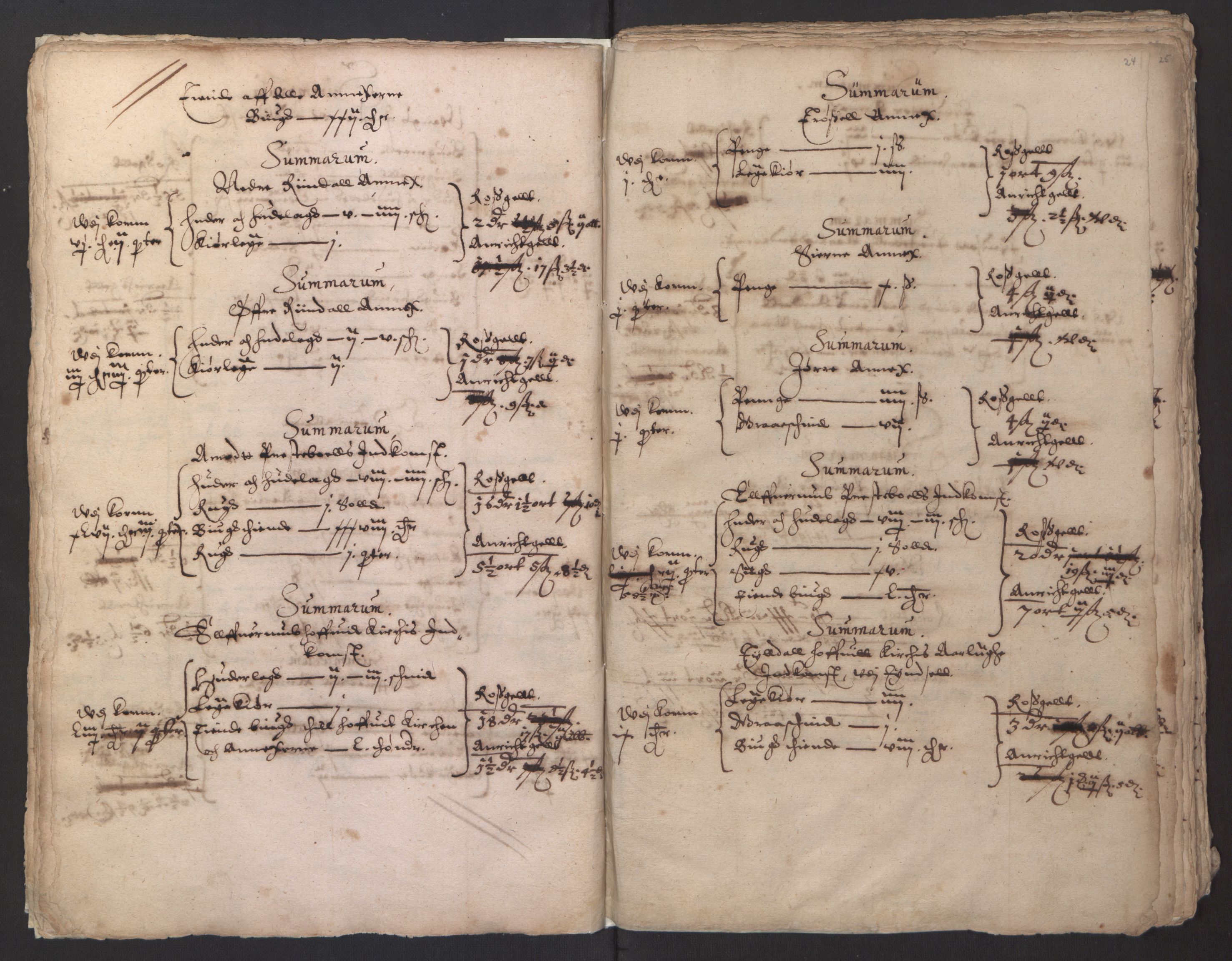 Stattholderembetet 1572-1771, AV/RA-EA-2870/Ek/L0014/0001: Jordebøker til utlikning av rosstjeneste 1624-1626: / Kirke- og prestebolsinntekter i Oslo og Hamar bispedømme, 1625-1626, p. 26