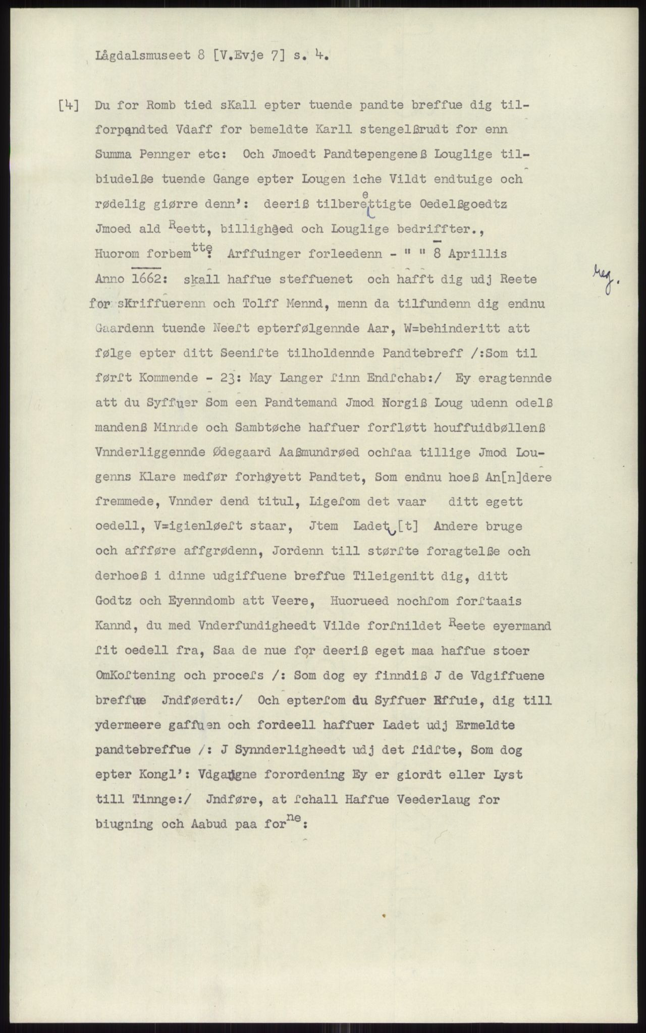 Samlinger til kildeutgivelse, Diplomavskriftsamlingen, AV/RA-EA-4053/H/Ha, p. 1107