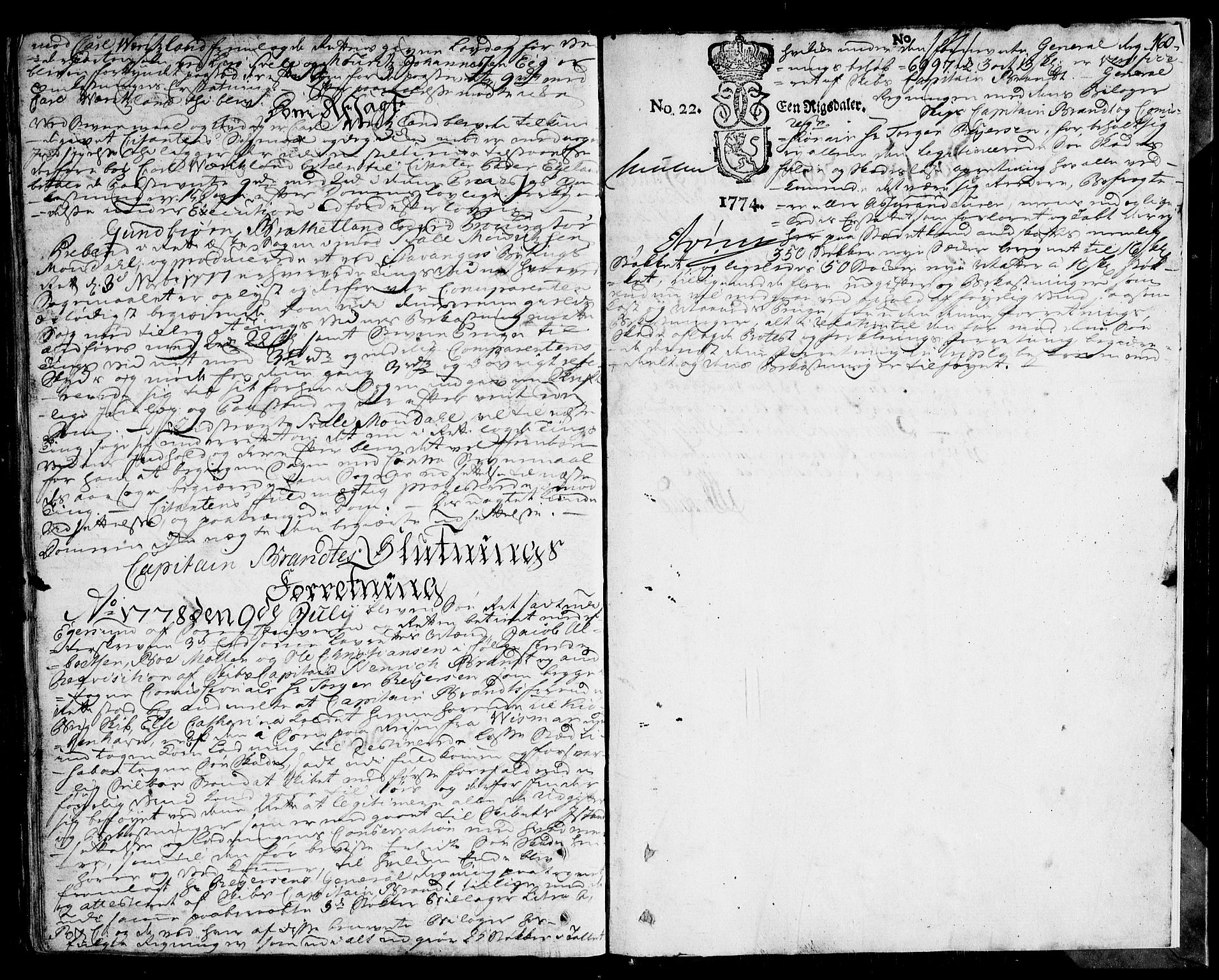 Jæren og Dalane sorenskriveri, AV/SAST-A-100306/3/30/30BA/L0090: TINGBOK, 1774-1778, p. 459b-460a