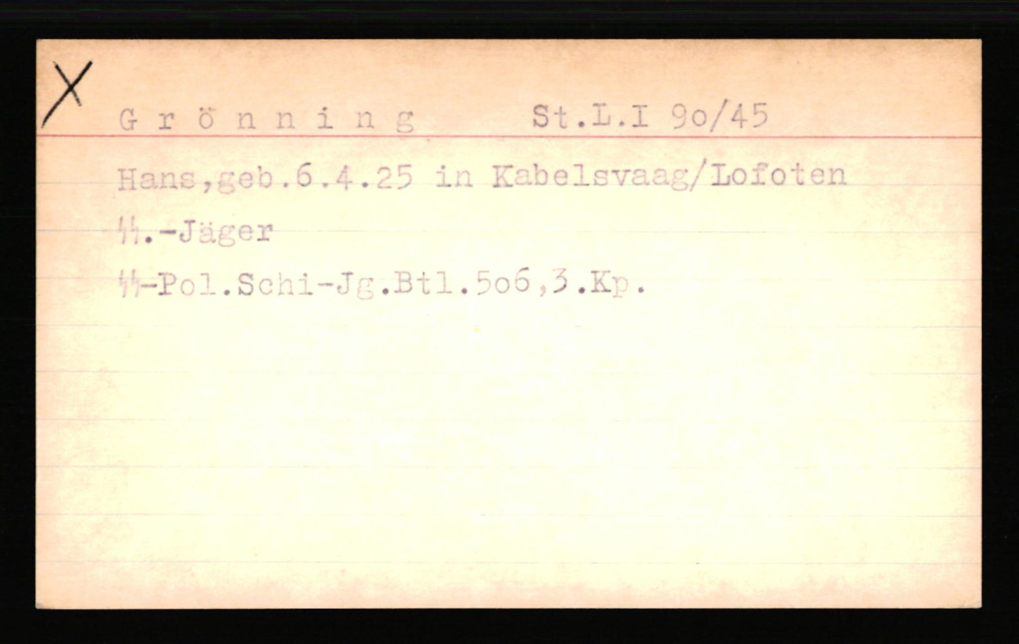 SS- und Polizeigericht Nord (IX), AV/RA-RAFA-3182/0001/C/Ca/L0002: kartotekkort for personer alfabetisk på etternavn: D-H, 1940-1945, p. 612