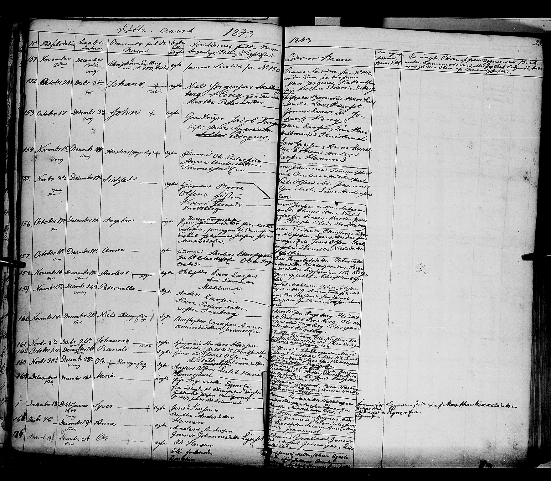 Vang prestekontor, Hedmark, AV/SAH-PREST-008/H/Ha/Haa/L0010: Parish register (official) no. 10, 1841-1855, p. 25