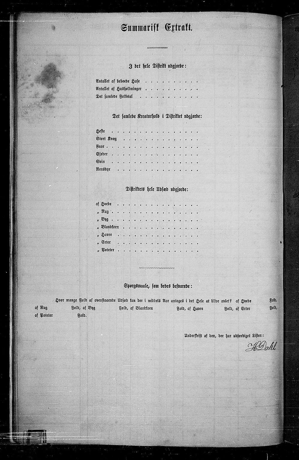 RA, 1865 census for Vestre Toten, 1865, p. 105