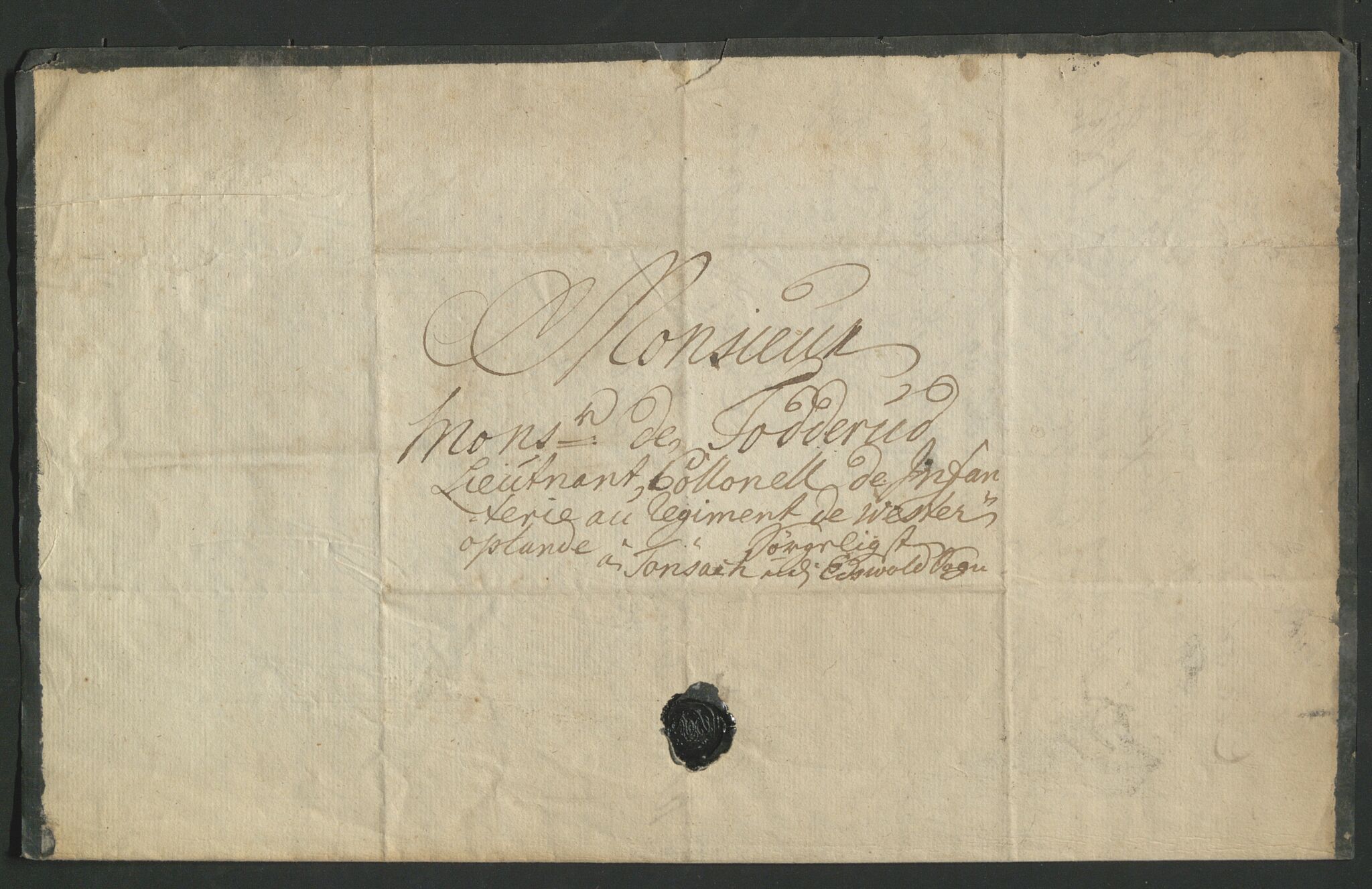 Åker i Vang, Hedmark, og familien Todderud, AV/SAH-ARK-010/E/Ea/L0001: Korrespondanse ordnet kronologisk, 1721-1772, p. 25