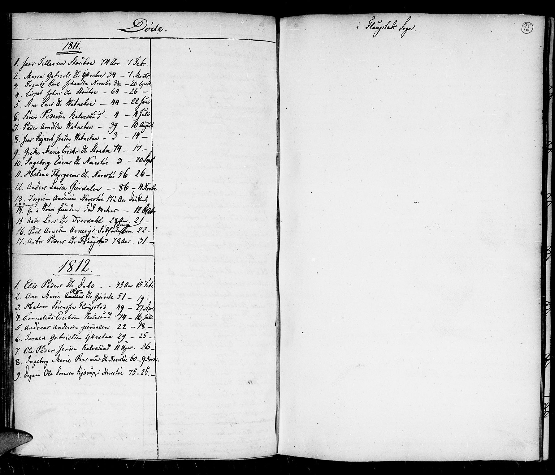 Holt sokneprestkontor, SAK/1111-0021/F/Fa/L0001: Parish register (official) no. A 1 /4, 1721-1812, p. 95
