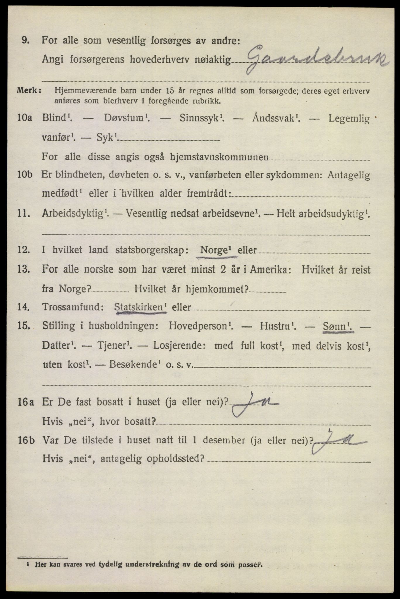 SAKO, 1920 census for Lardal, 1920, p. 5556