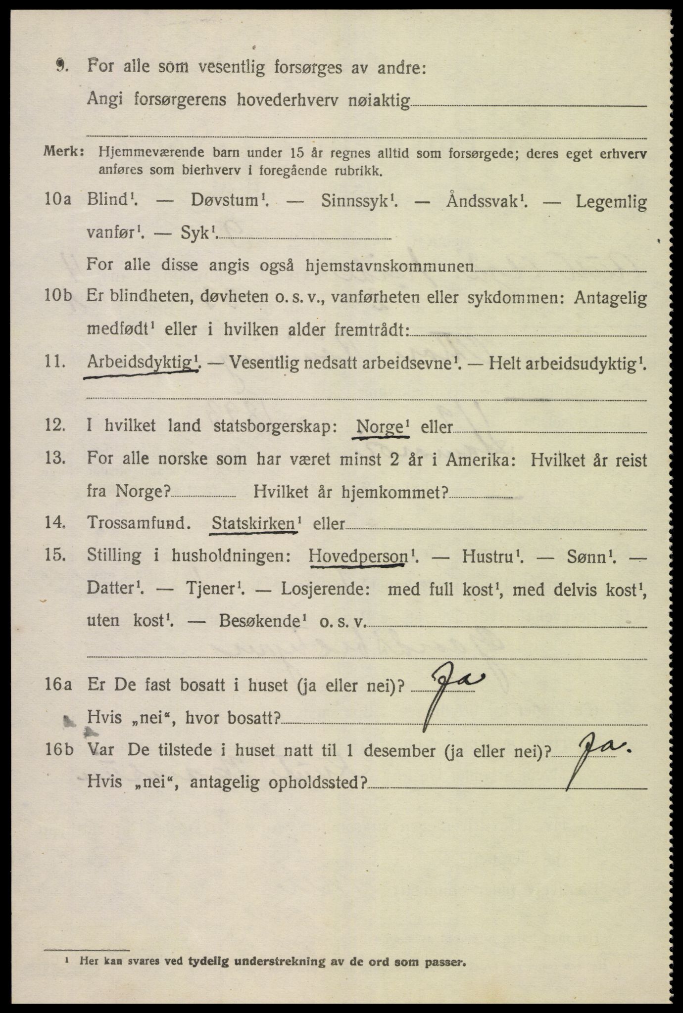 SAK, 1920 census for Eide, 1920, p. 1411